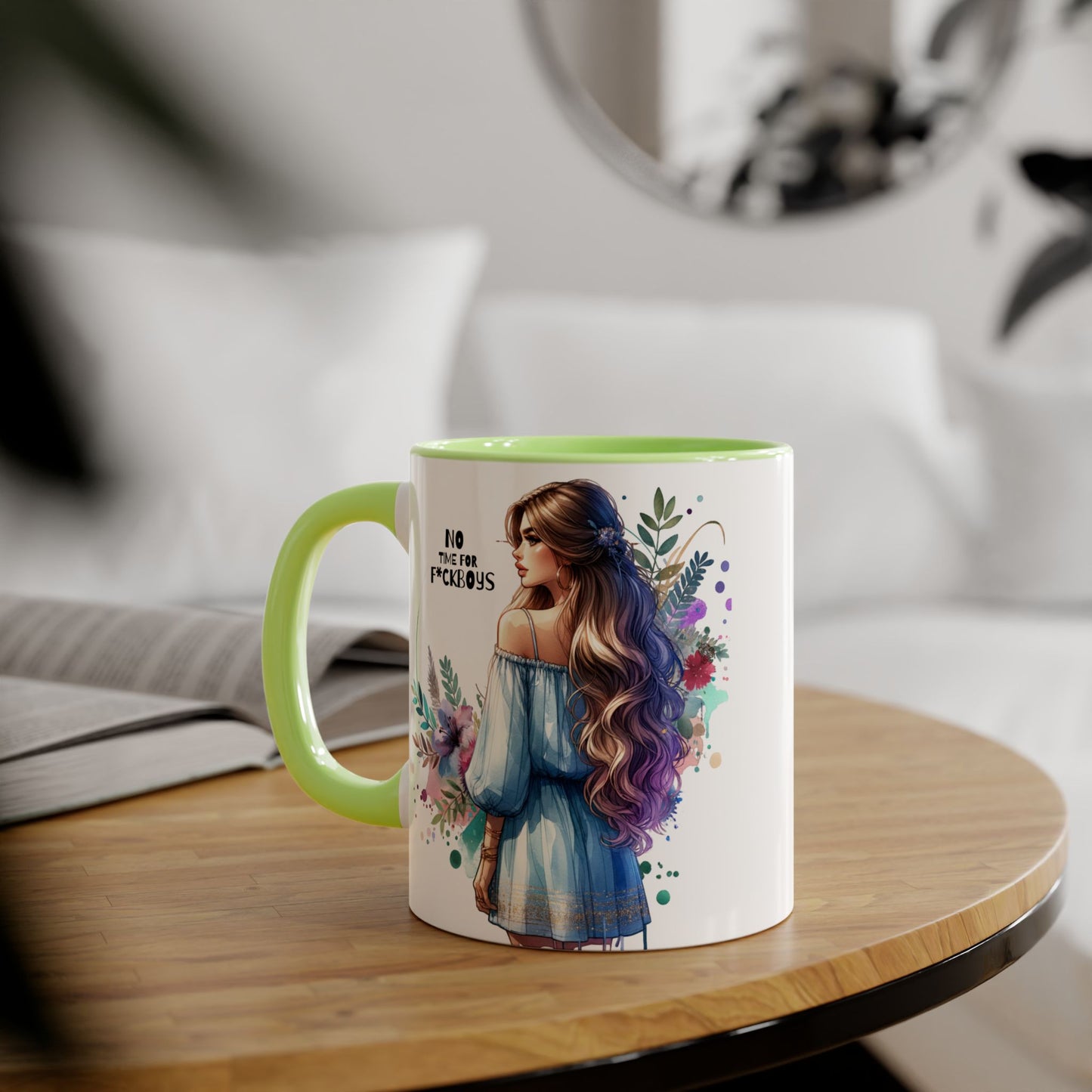 Funny Accent Mug - No Time For F*boys 11oz
