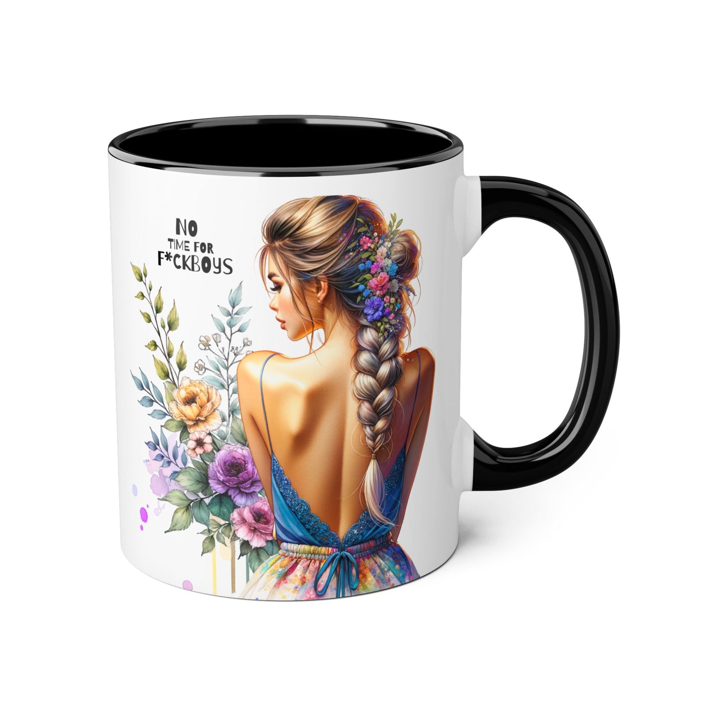 Funny Accent Mug - No Time For F*boys 11oz