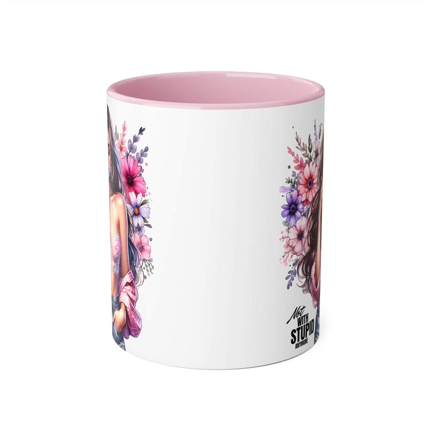 Mug - Not With Stupid Anymore Humoristic 11oz Accent Mug