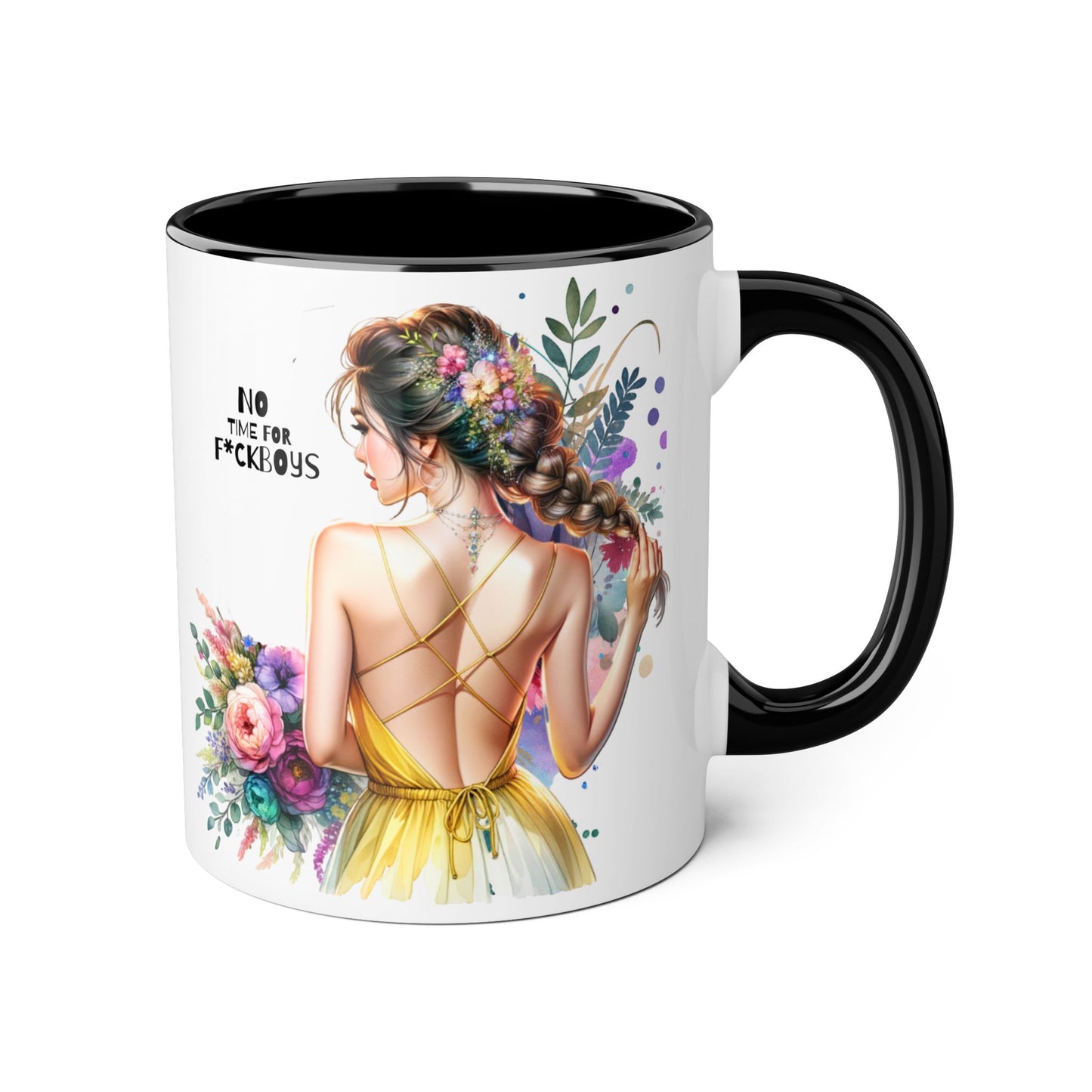 Funny Accent Mug - No Time For F*boys 11oz