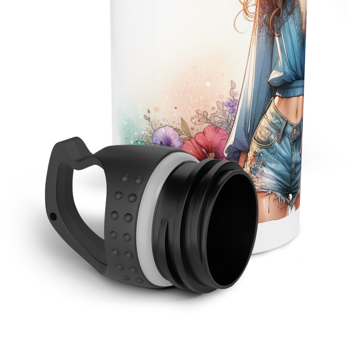 I'm Too Cute For My Ex Stainless Steel Water Bottle, Inspirational Bottle Gift for Her, Girlfriend Gift, Fitness Water Bottle, Eco-Friendly Drink Container