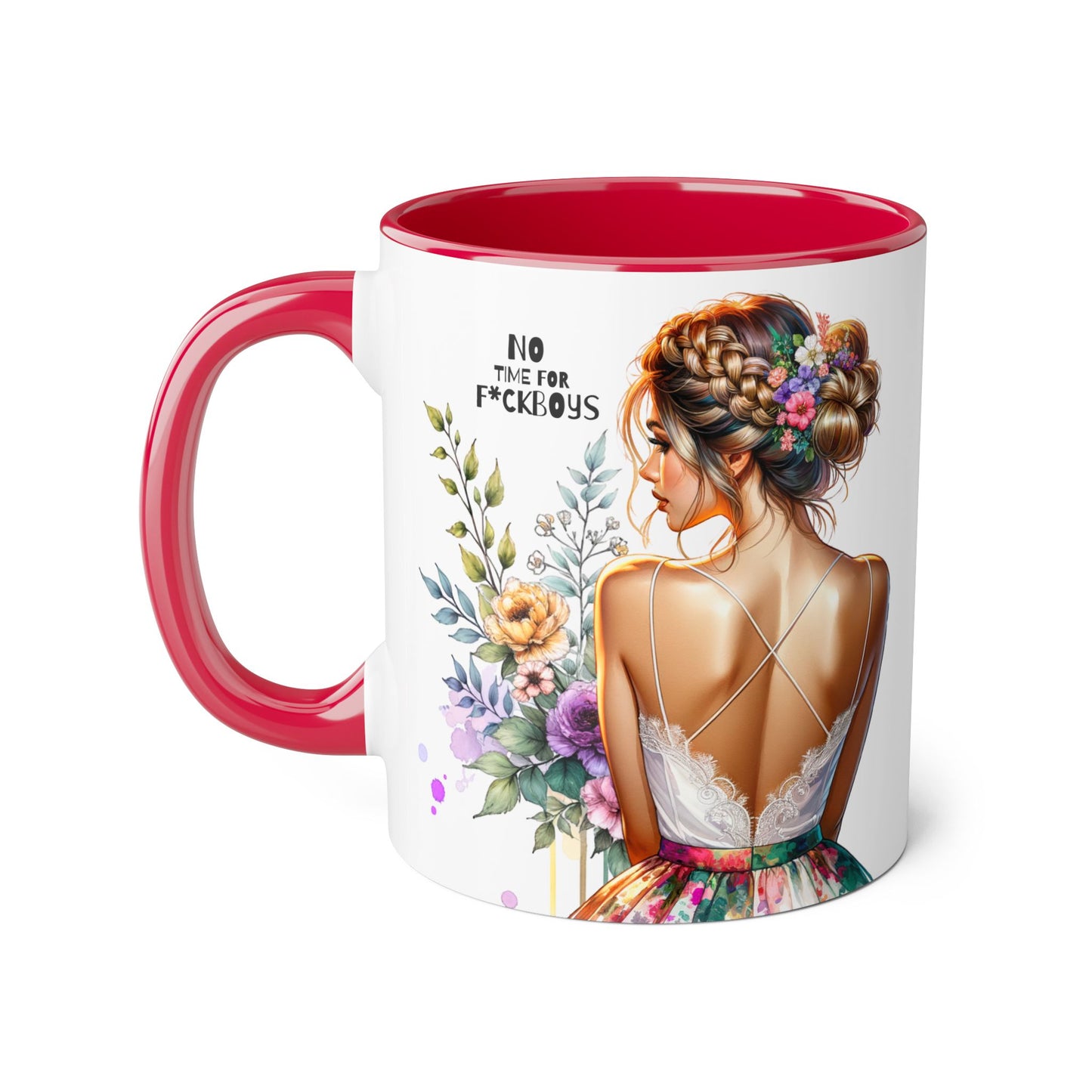 Funny Accent Mug - No Time For F*boys 11oz