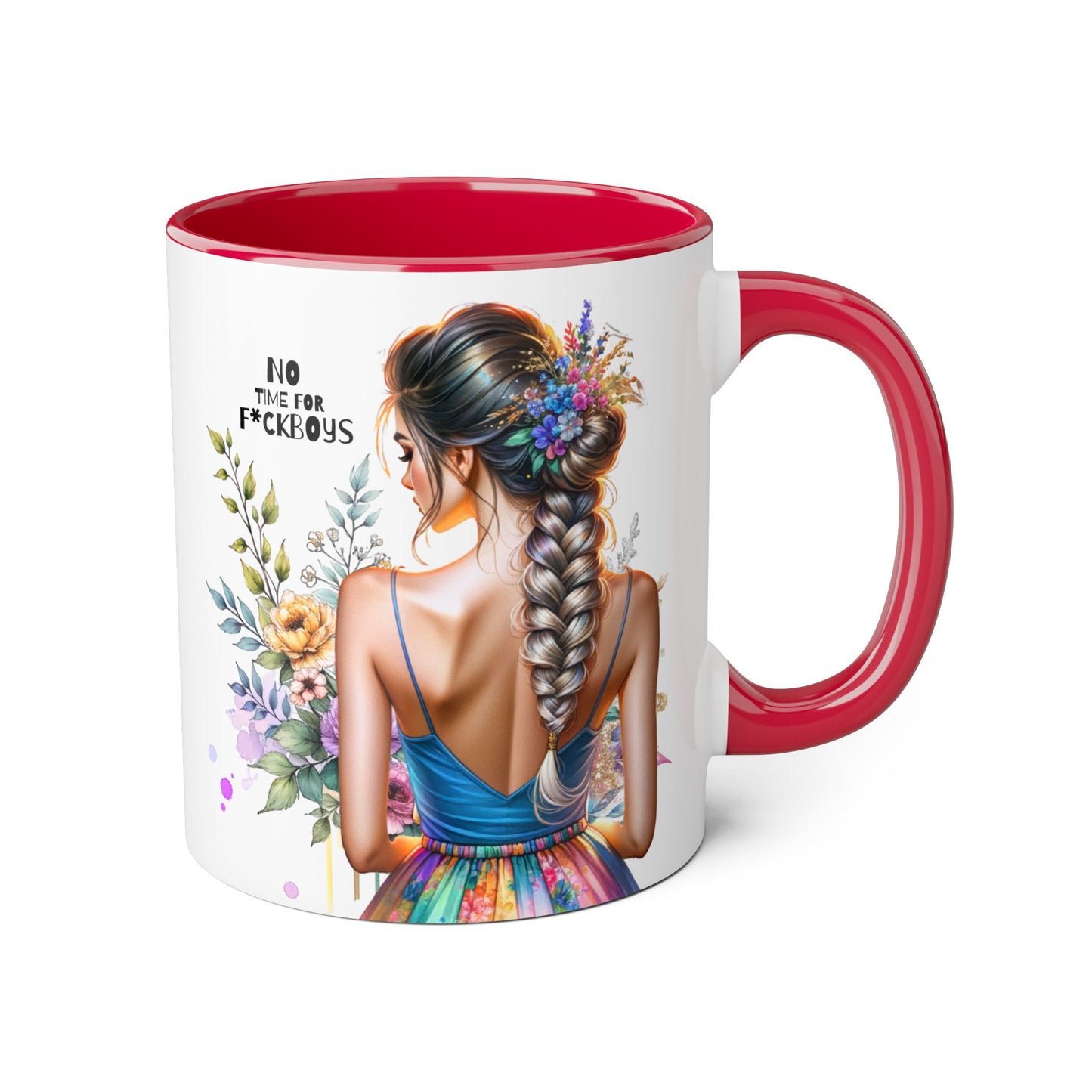 Funny Accent Mug - No Time For F*boys 11oz