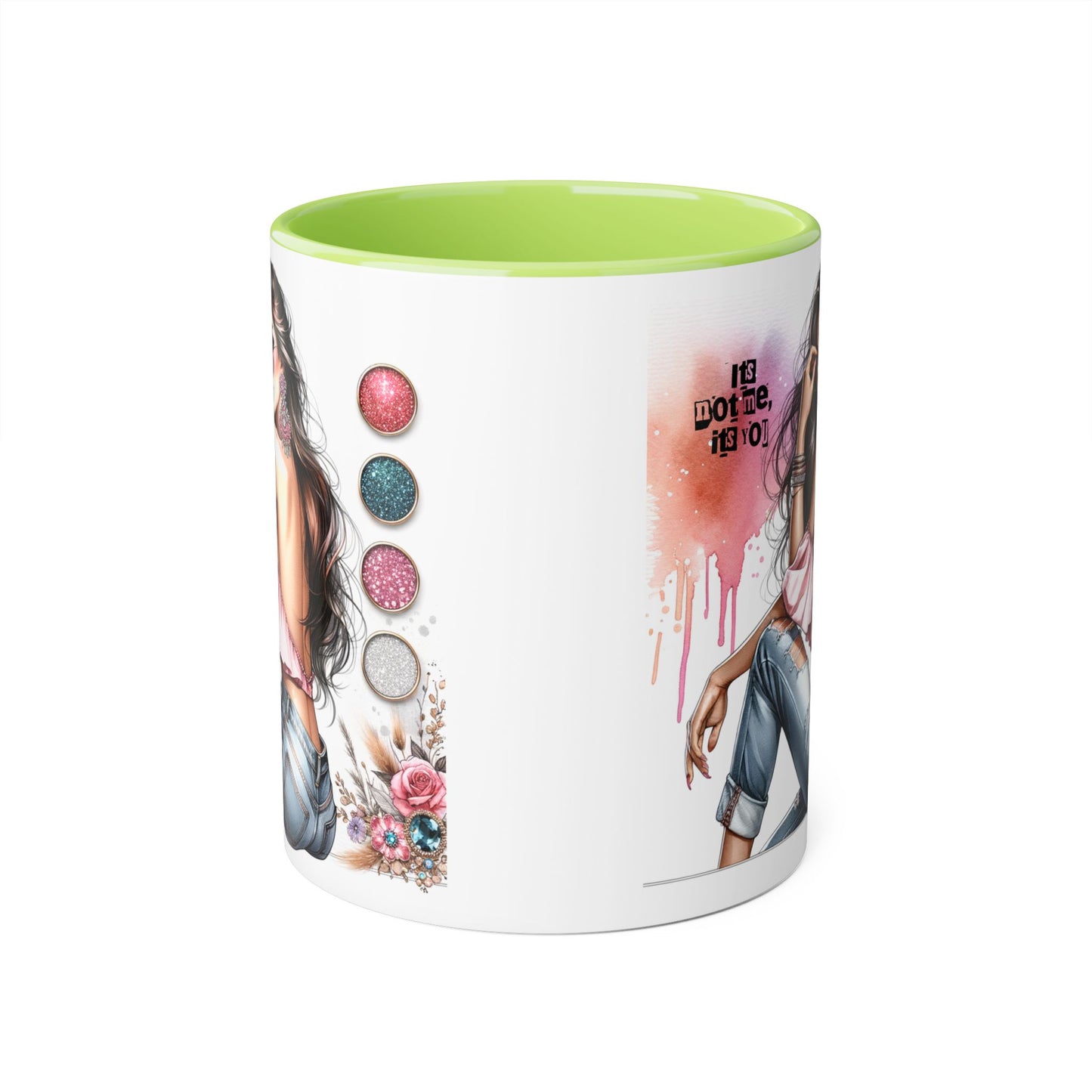 It's Not Me, It's You Humoristic Stylish Accent Mug - Chic Gift for Fashion Lovers, Coffee/Tea Mug, Unique Kitchen Decor, Perfect for Birthdays, Holidays, or Everyday