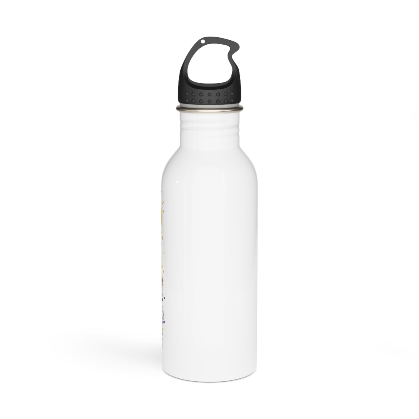 I Am My Own Happily Ever After Stylish Stainless Steel Water Bottle, Eco-Friendly Gift, Floral Design, Inspirational Quote, Outdoor Adventure and Fitness Gear