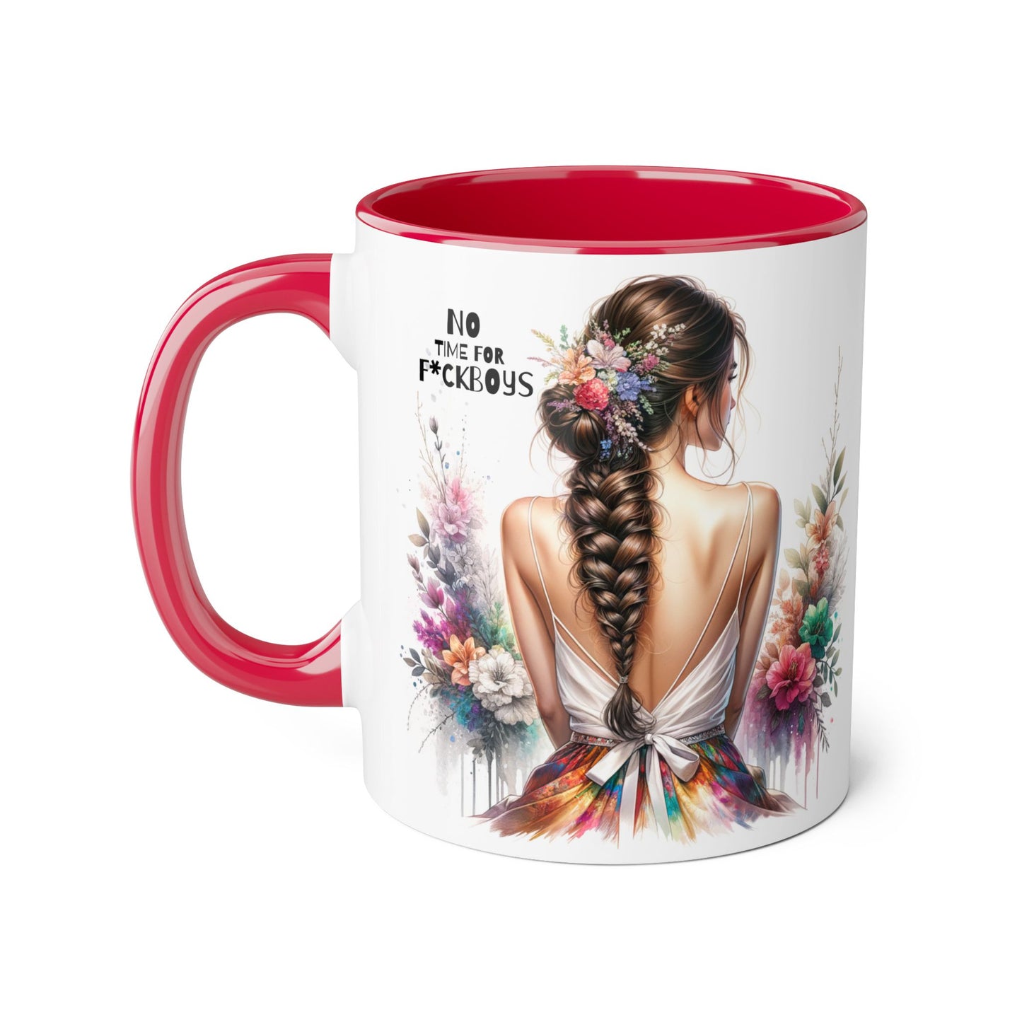 Funny Accent Mug - No Time For F*boys 11oz