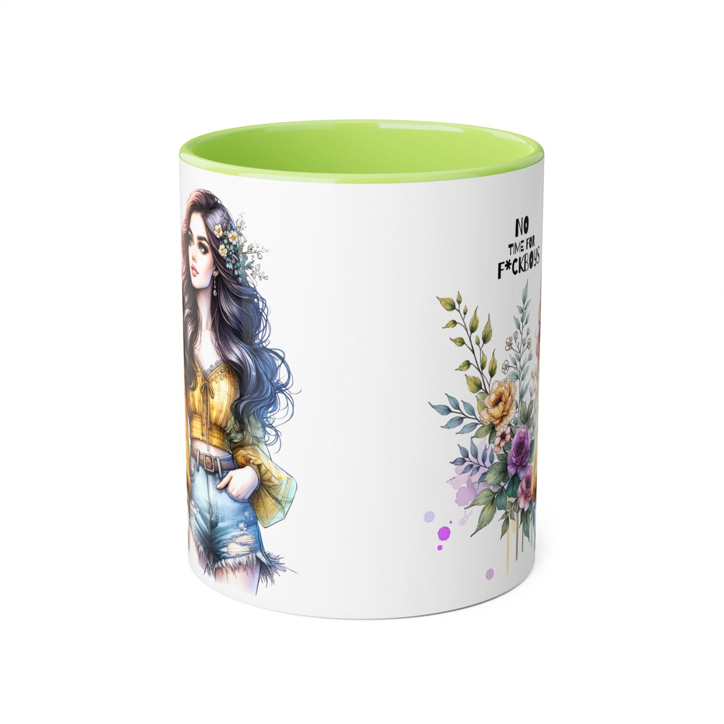 Funny Accent Mug - No Time For F*boys 11oz