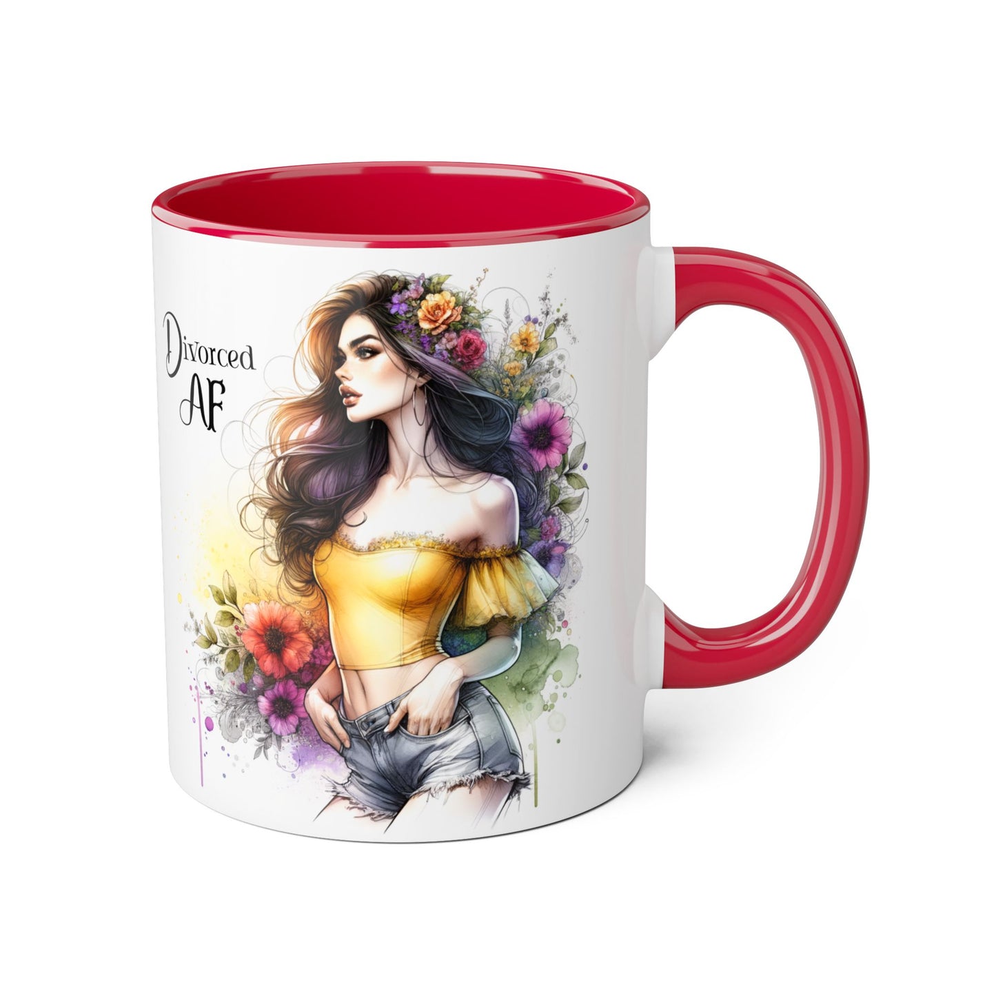 Mug - Divorced AF 11oz Accent Mug