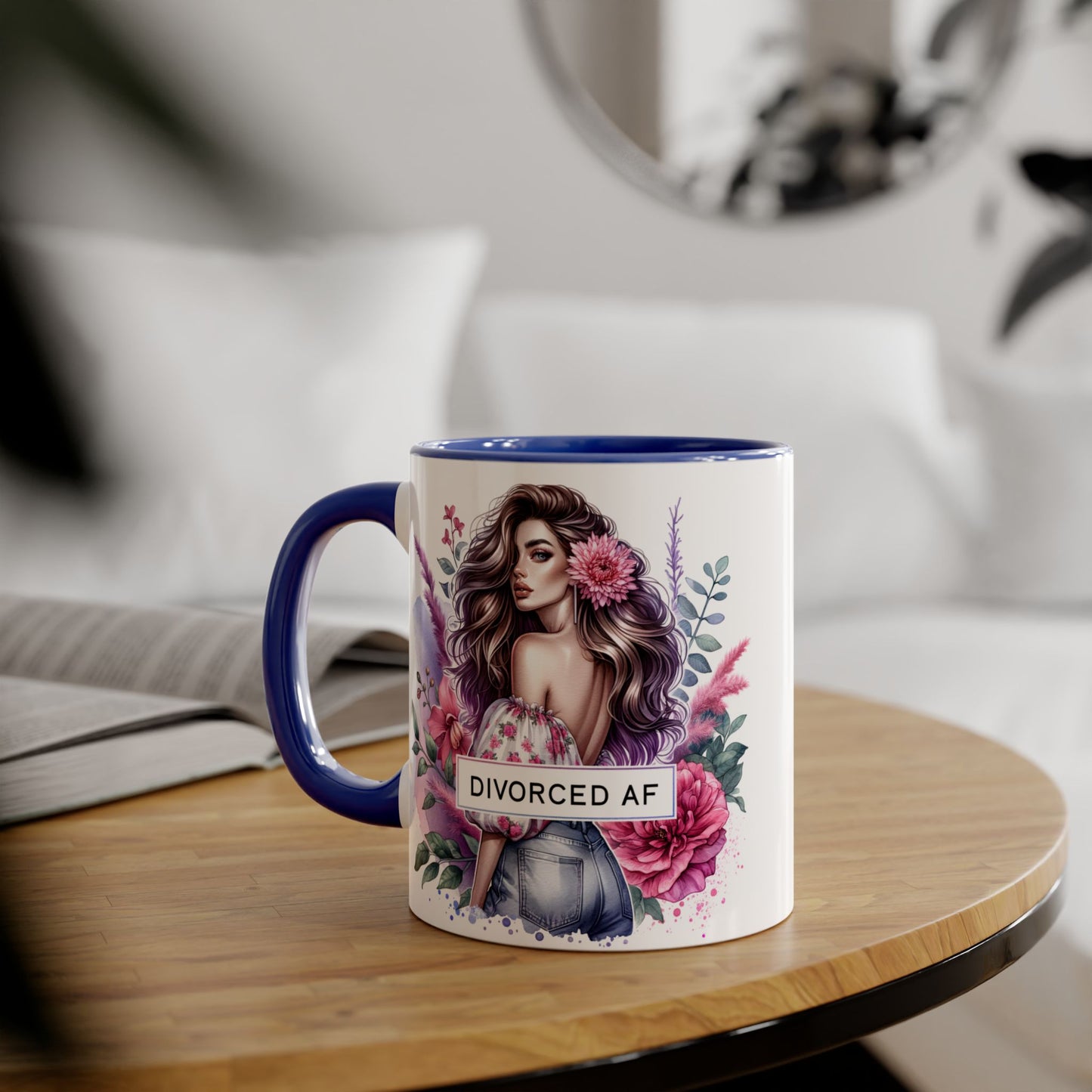 Mug - Divorced AF 11oz Accent Mug