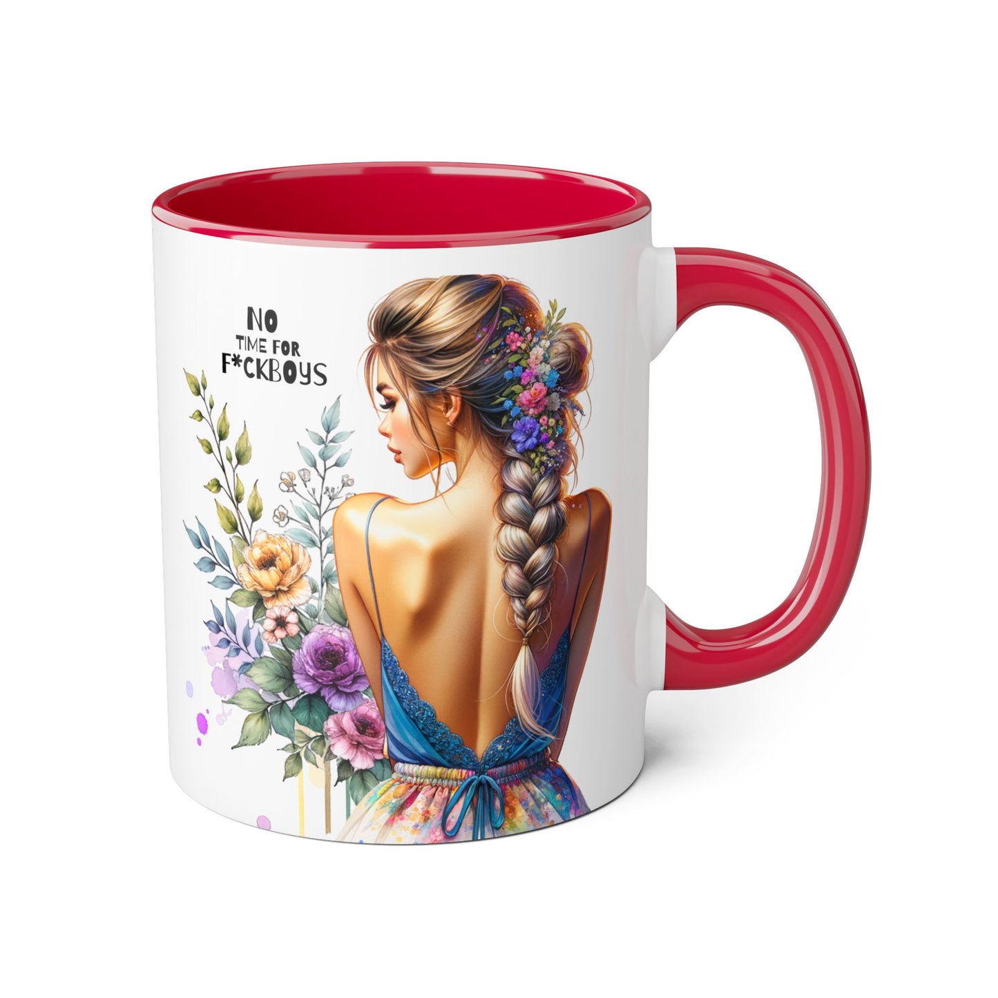 Funny Accent Mug - No Time For F*boys 11oz