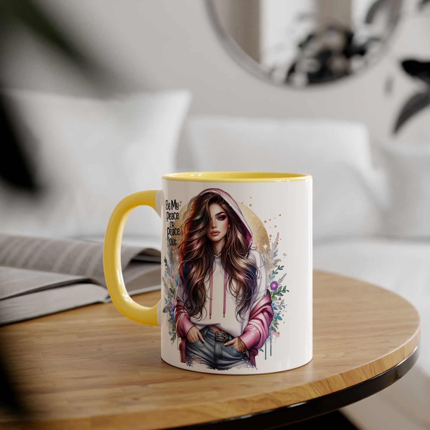 Mug - Be My Peace or Peace Out Accent Mug