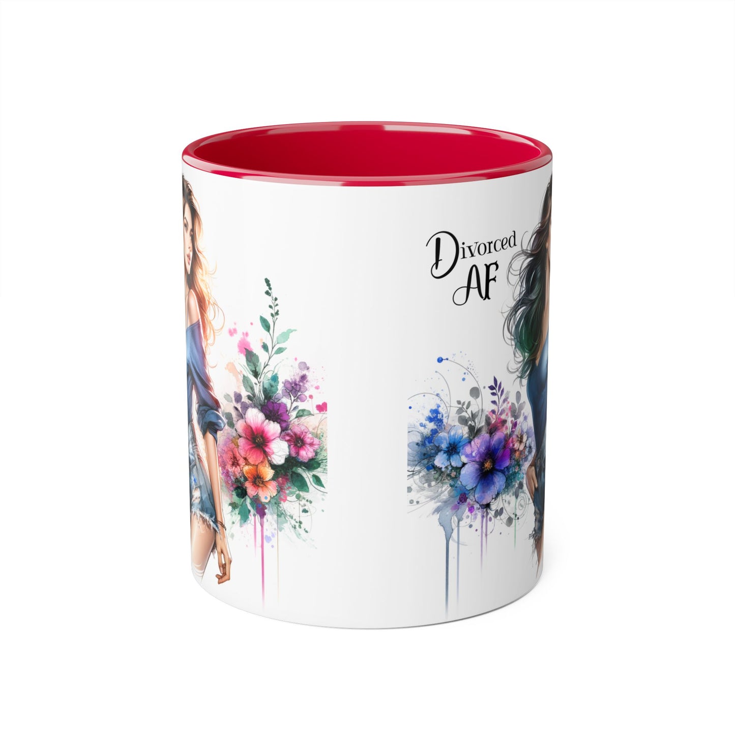 Divorced AF Mug, Stylish Coffee Cup for Newly Single, Empowerment Gift for Her, Celebration of Freedom, Unique Present for Divorcee