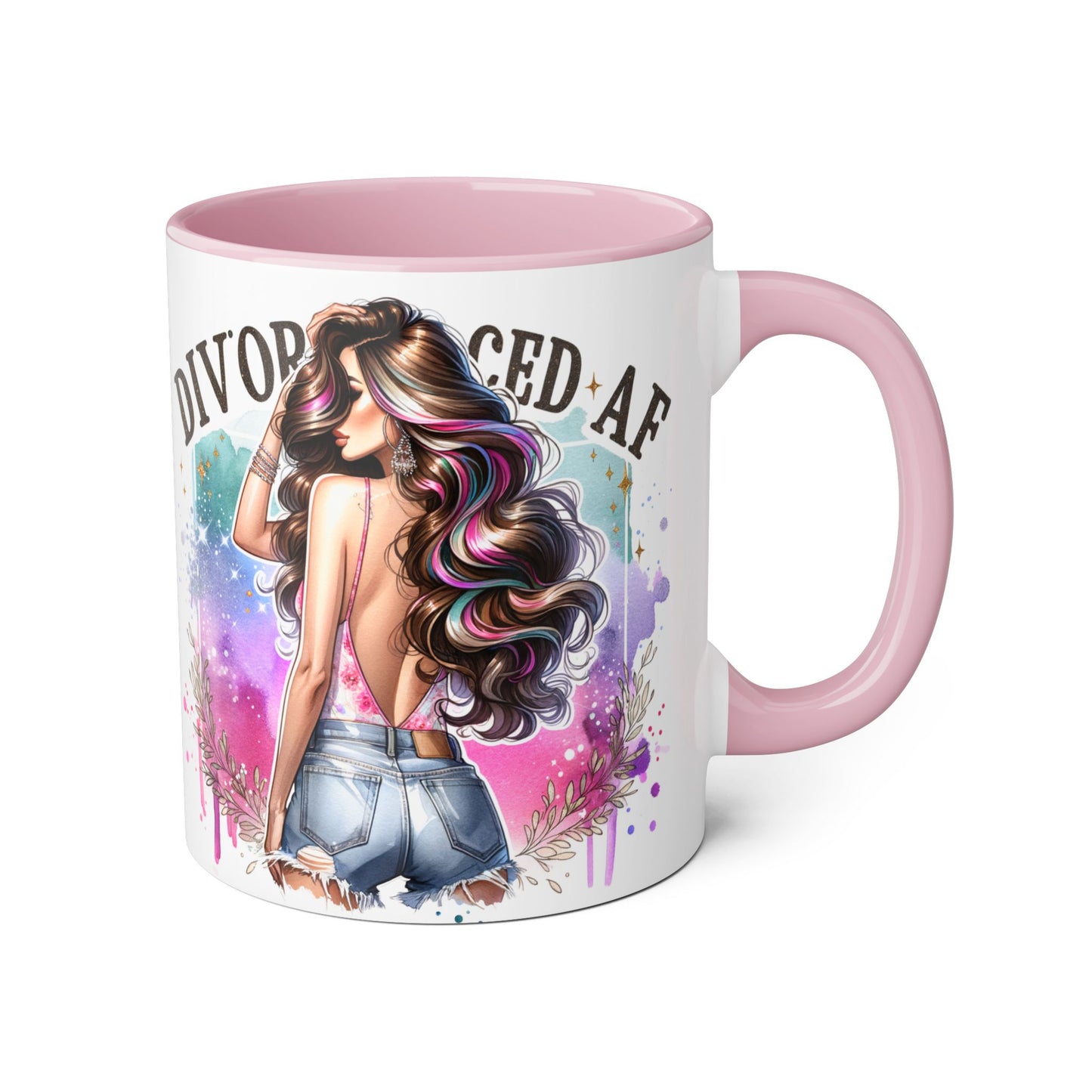 Mug - Divorced AF 11oz Accent Mug
