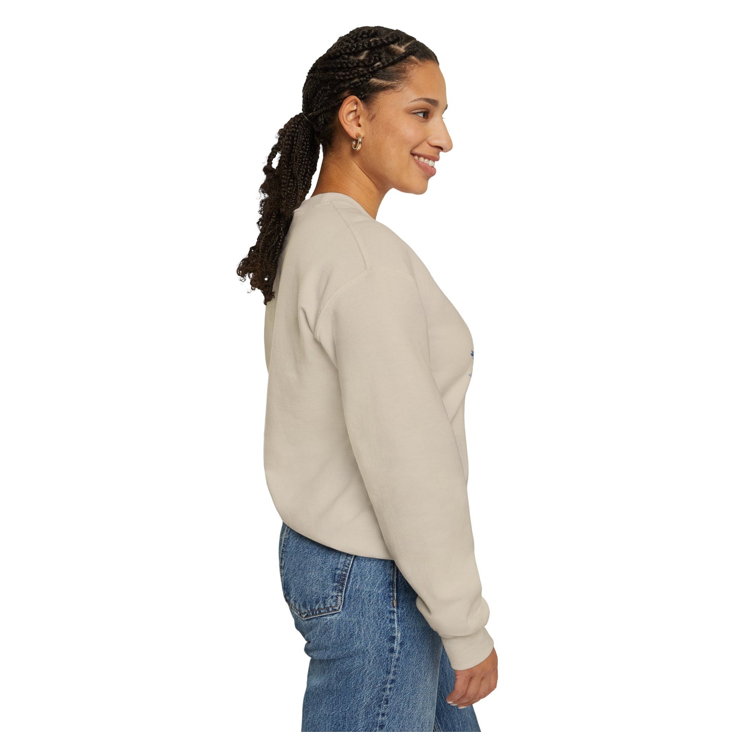 I'm Too Cute For My Ex Artistic Floral Crewneck Sweatshirt with Elegant Woman Design, Cozy Pullover, Gift for Her, Trendy Apparel, Perfect for Everyday Wear