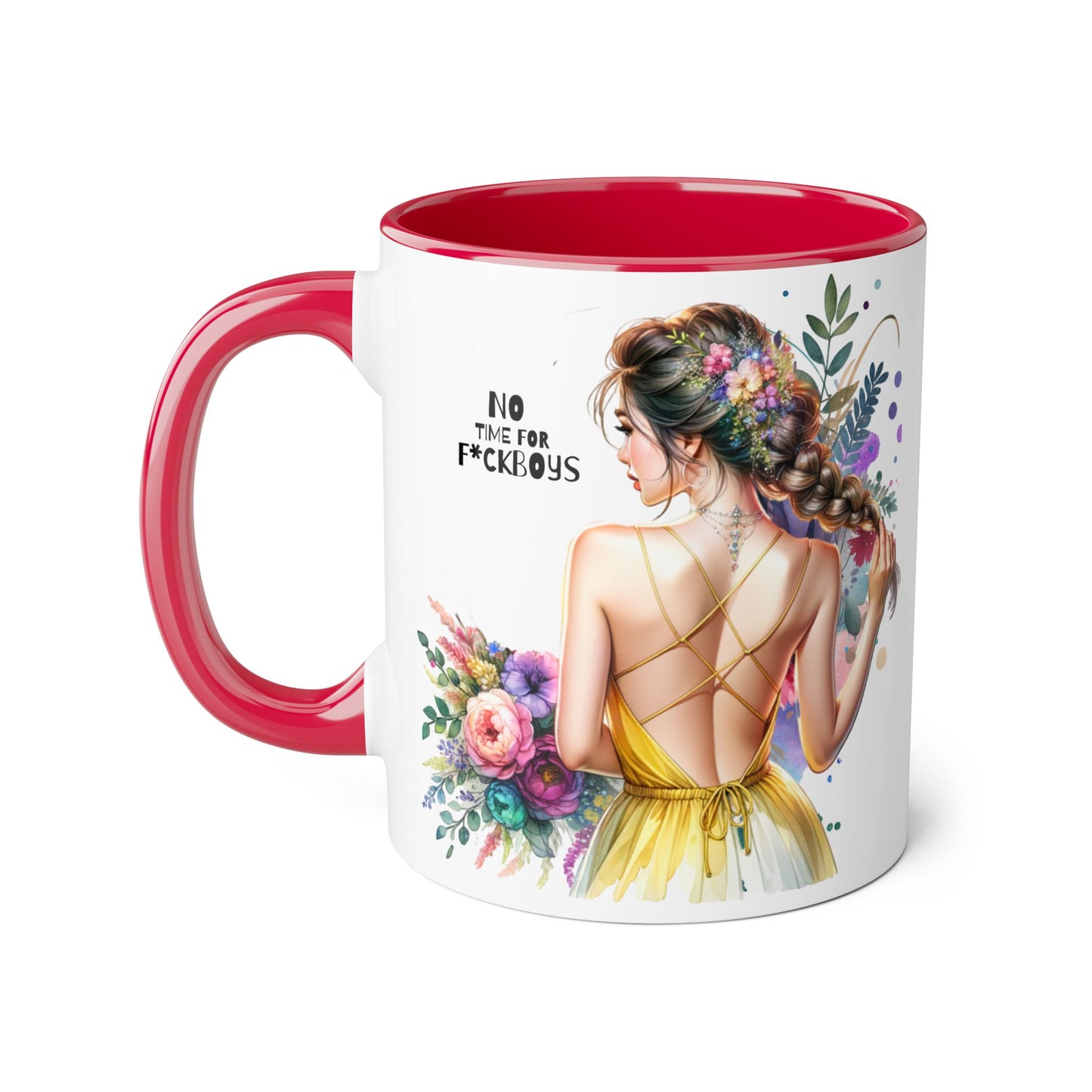 Funny Accent Mug - No Time For F*boys 11oz