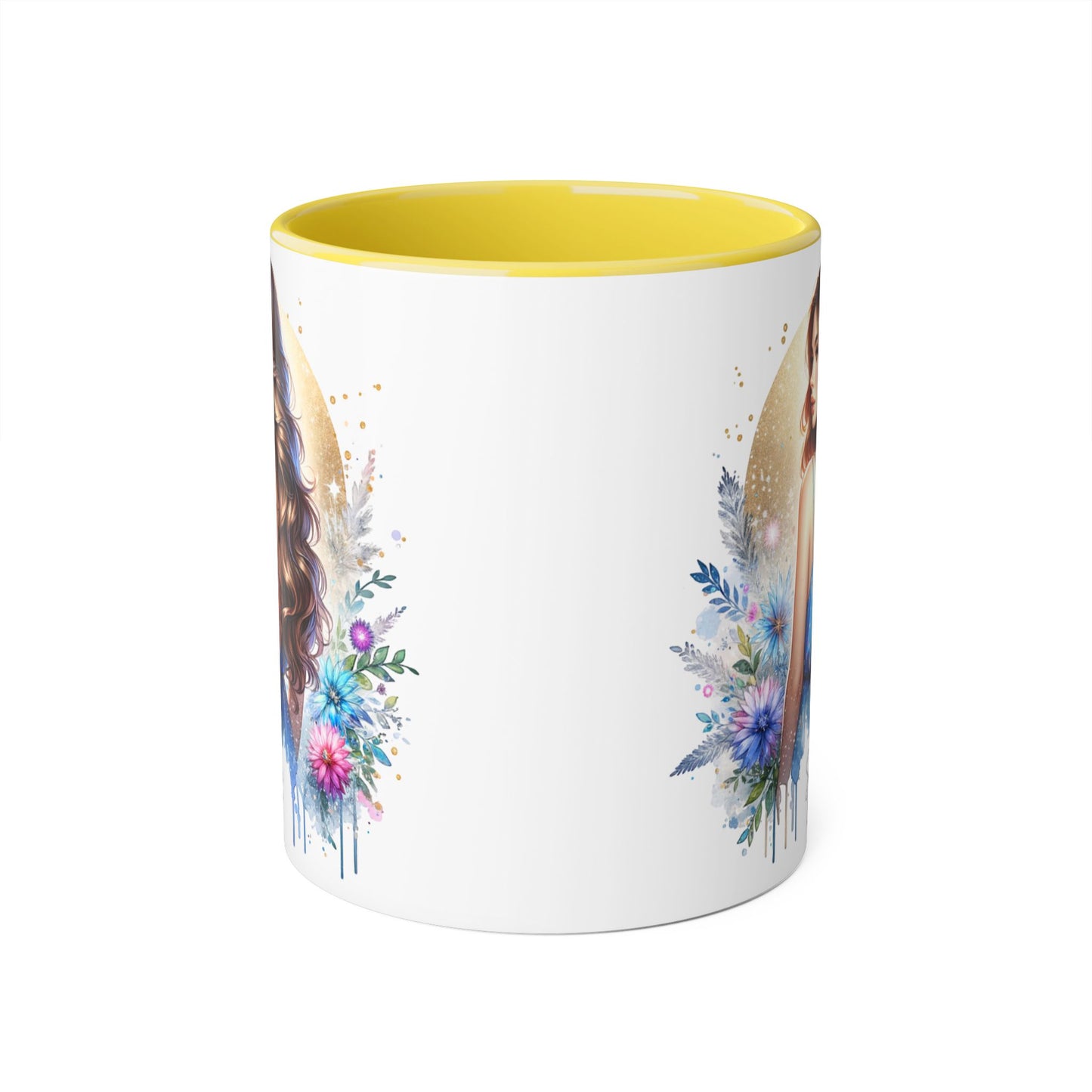 Single AF Gorgeous Floral Accent Mug, Perfect for Coffee Lovers, Unique Gift for Her, Boho Aesthetic, Personalized Tea Mug, Great for Birthdays