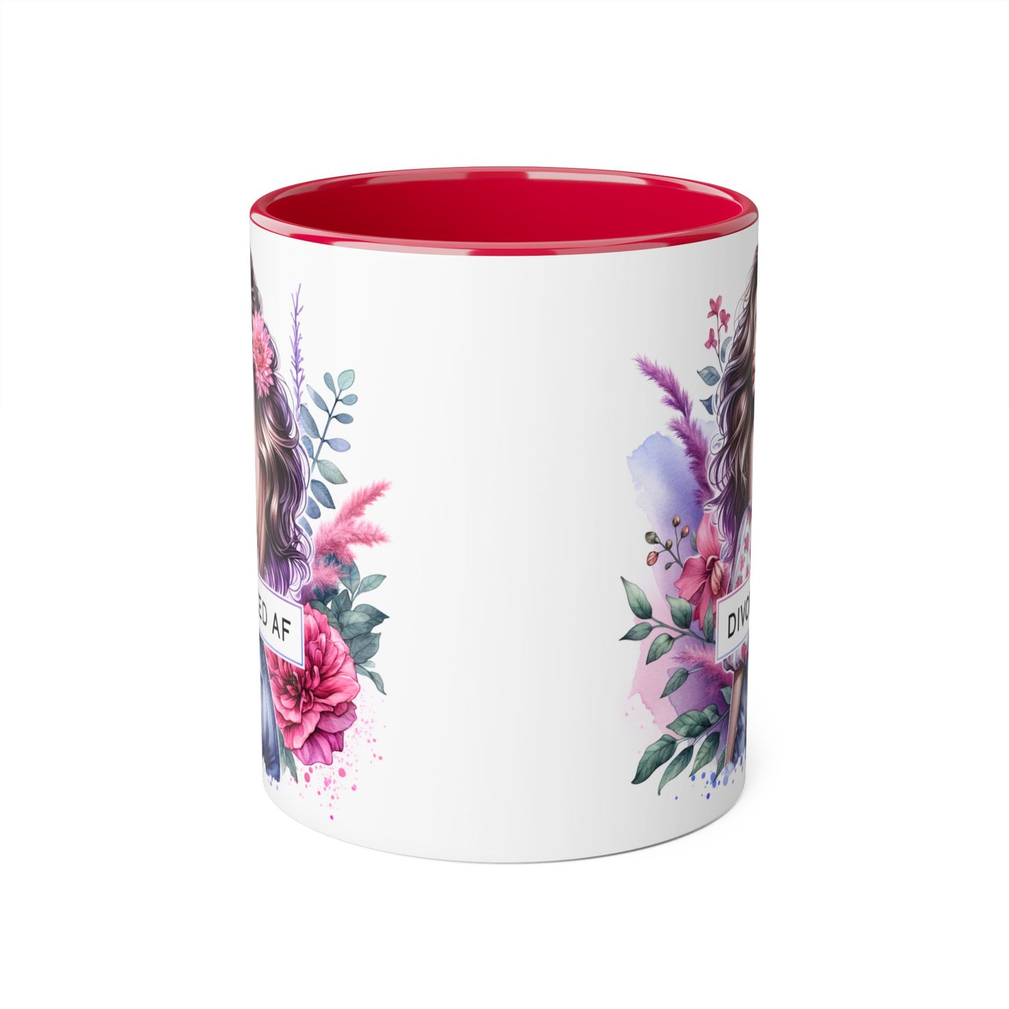 Mug - Divorced AF 11oz Accent Mug