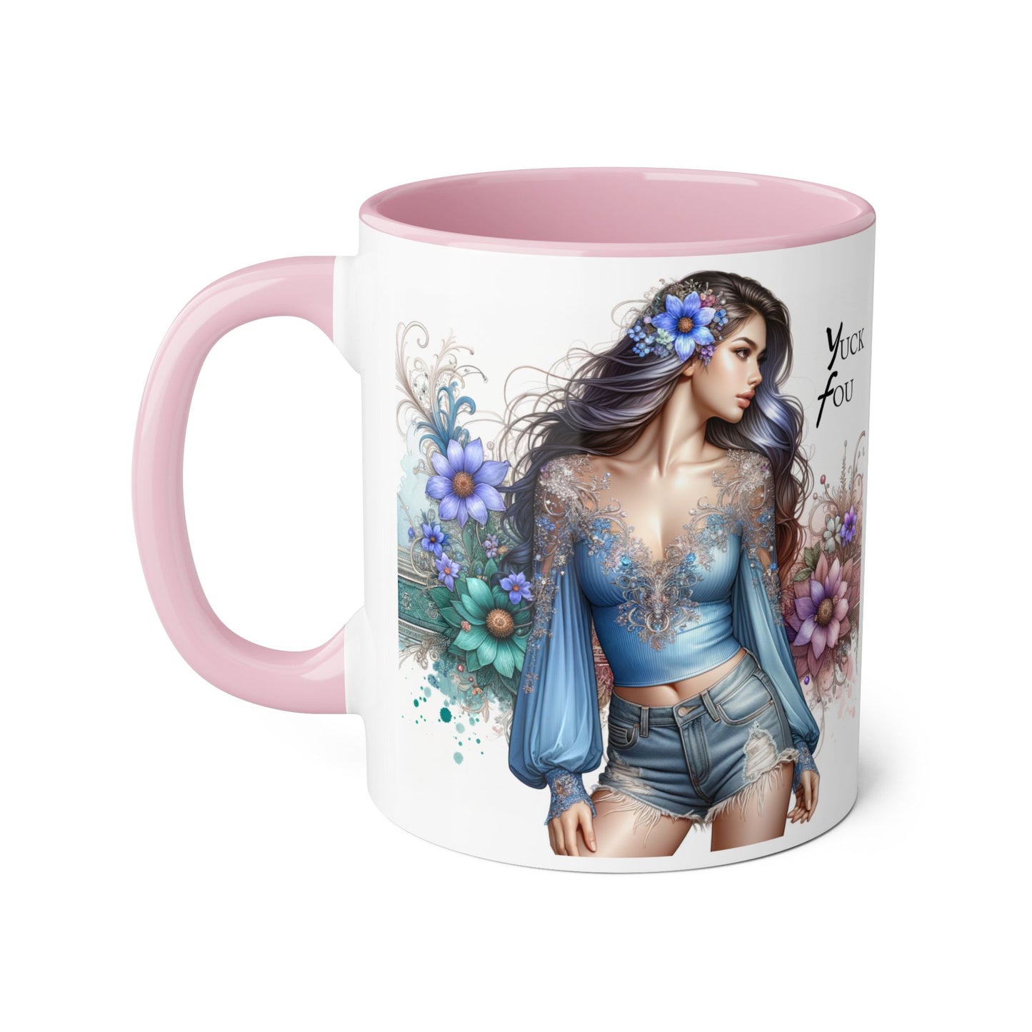 Artistic Accent Mug with ‘Yuck Fou’ Design for Trendy Sipping, Perfect Gift for Friends & Art Lovers, Ideal for Birthdays & Celebrations