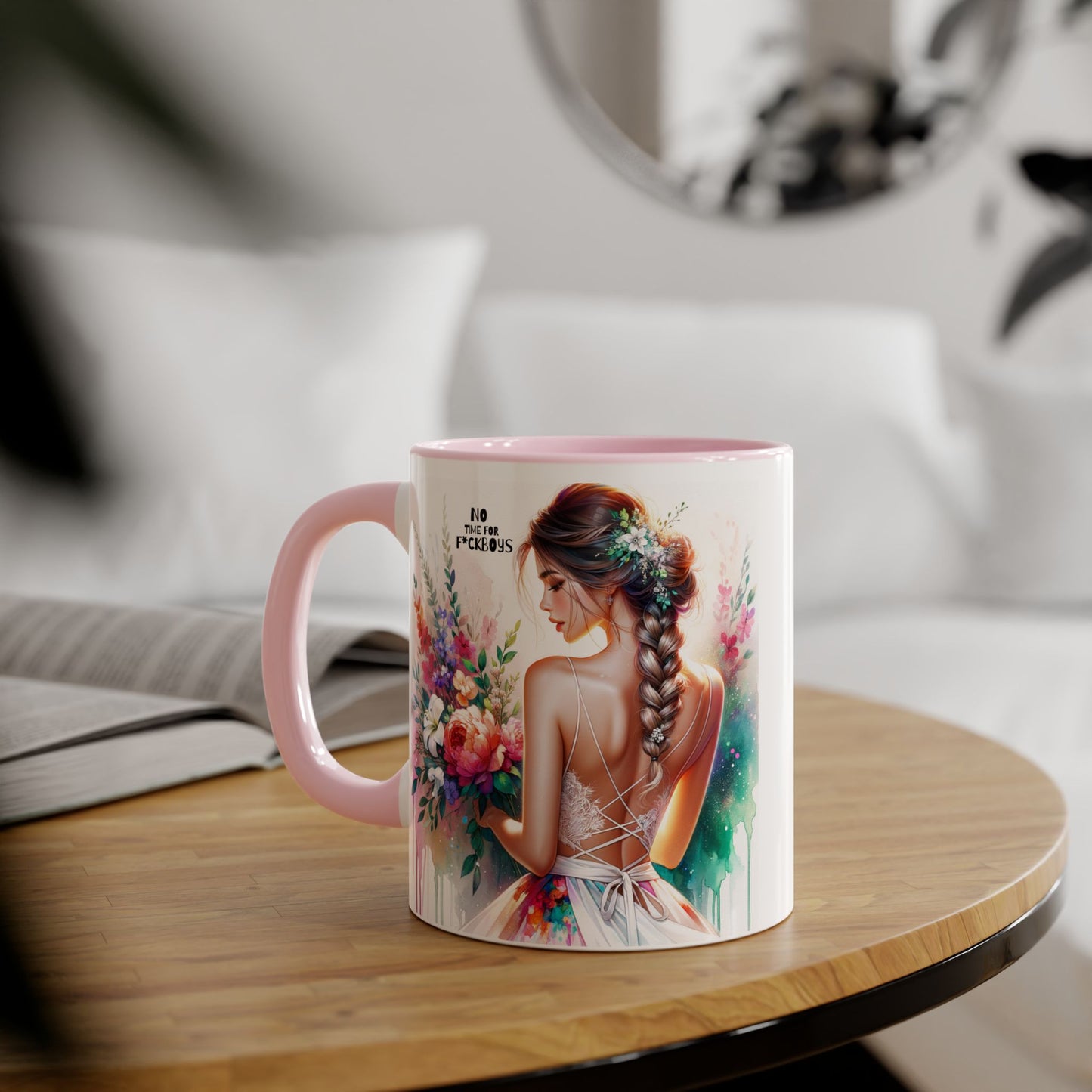 Funny Accent Mug - No Time For F*boys 11oz