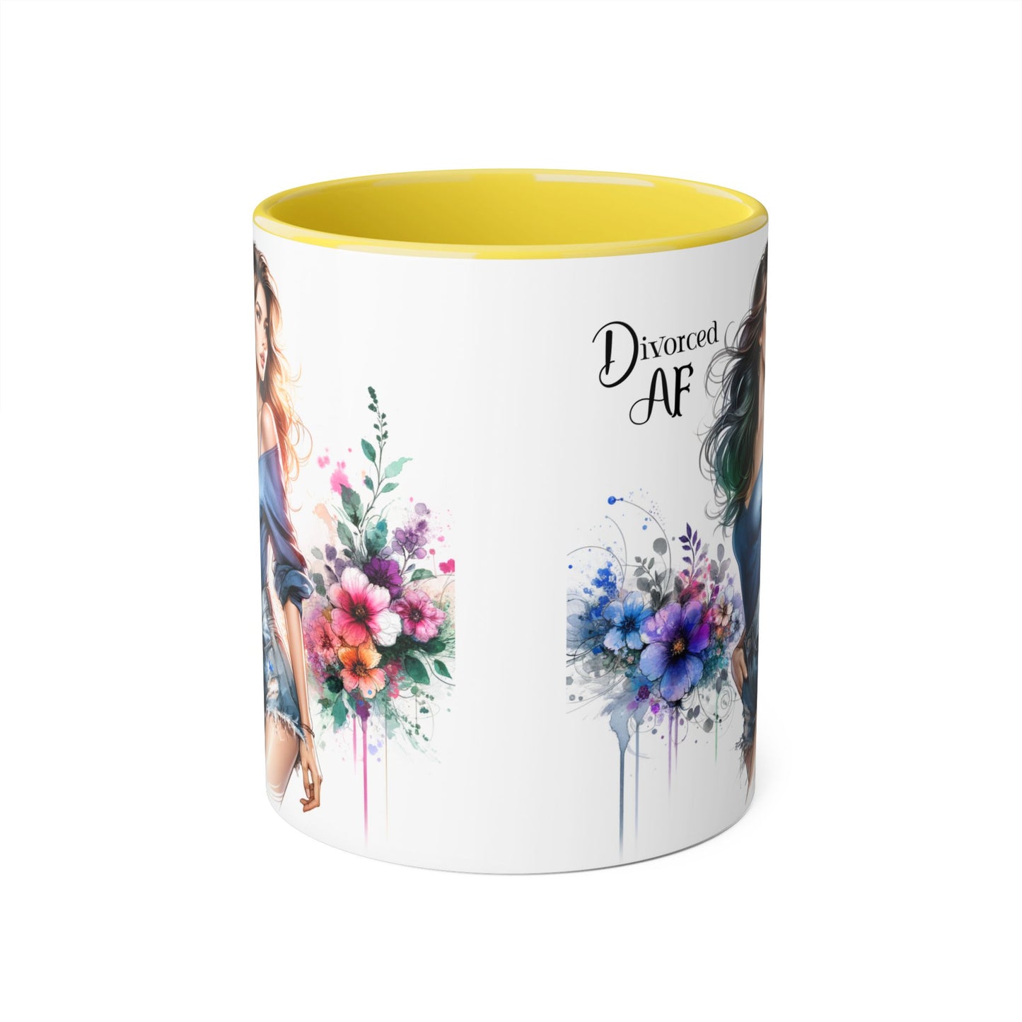 Divorced AF Mug, Stylish Coffee Cup for Newly Single, Empowerment Gift for Her, Celebration of Freedom, Unique Present for Divorcee