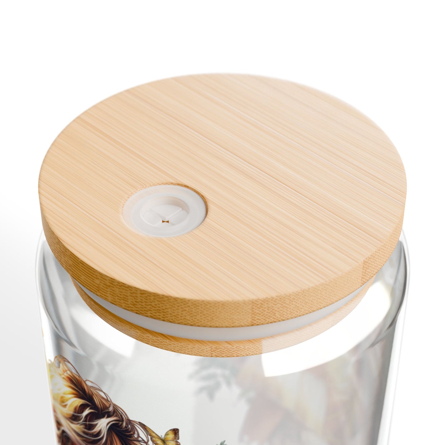 Lost You and Found Me Stylish Sipper Glass, 16oz - Floral Design Drinkware, Perfect for Summer Gatherings, Gift for Friends, Eco-Friendly, Home Decor