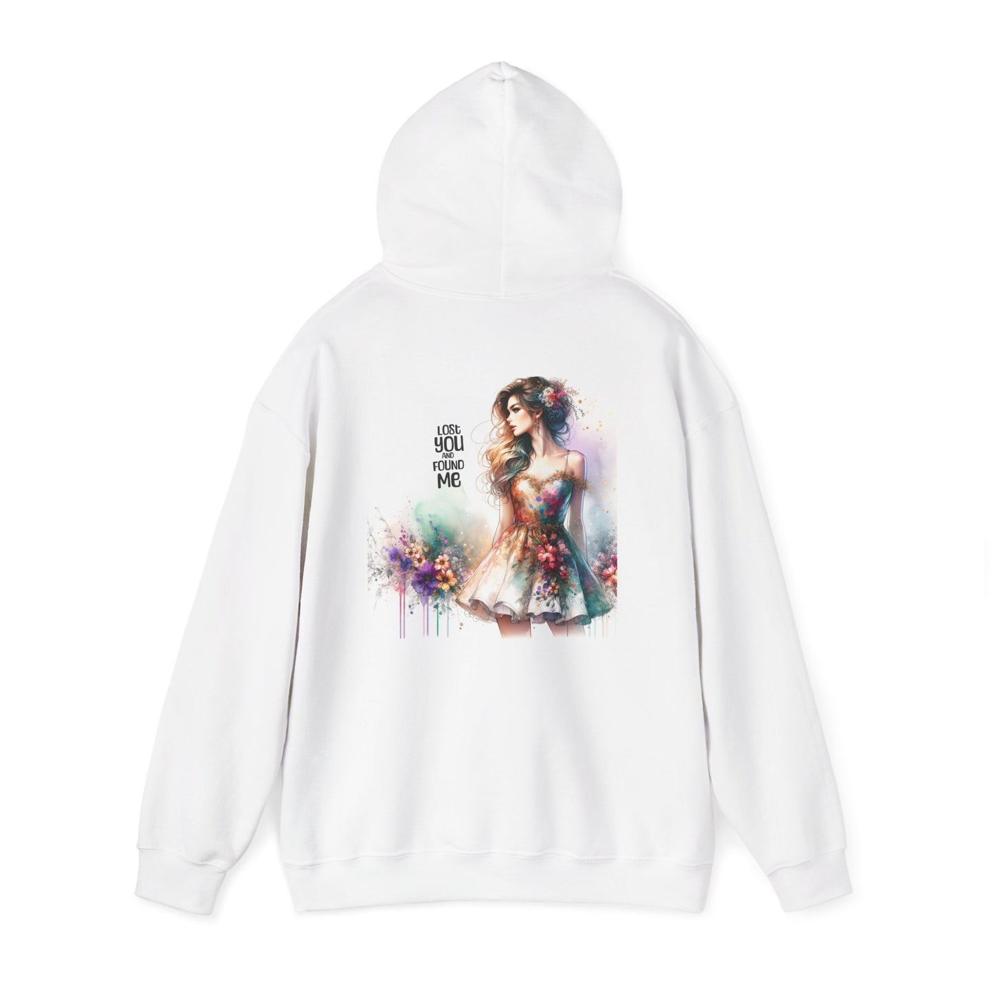 Breakup Hoodie - Unisex Hooded Sweatshirt Lost You and Found Me Design