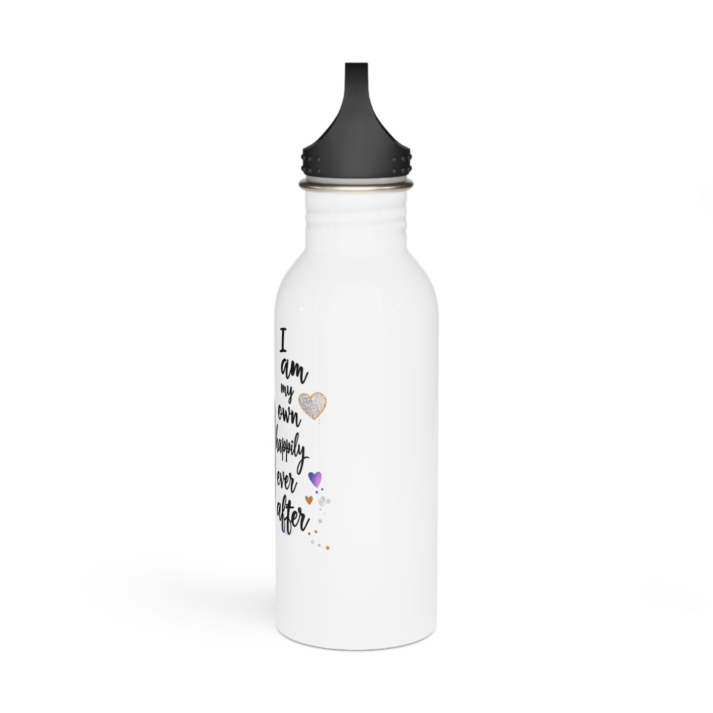 Motivational Stainless Steel Water Bottle - "I Am My Own Happily Ever After"