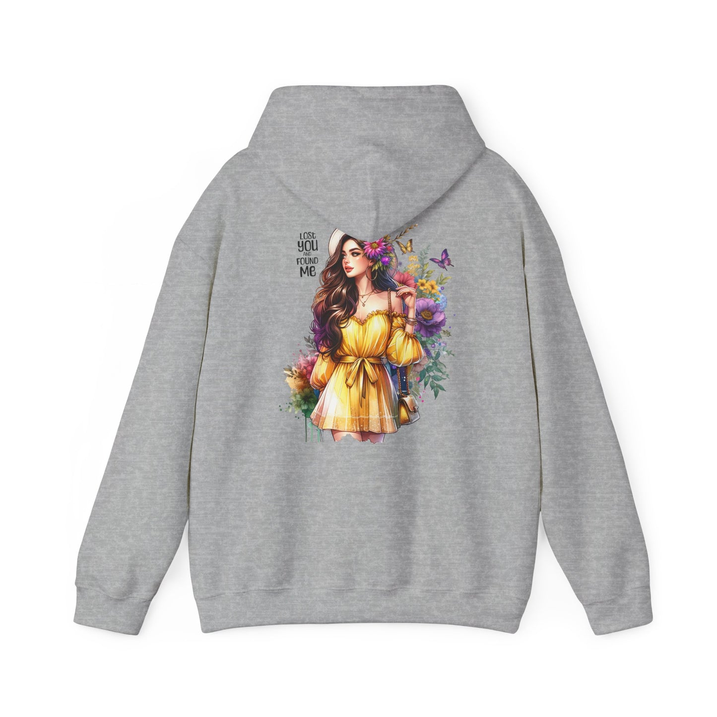 Breakup Hoodie - Unisex Hooded Sweatshirt Lost You and Found Me Design