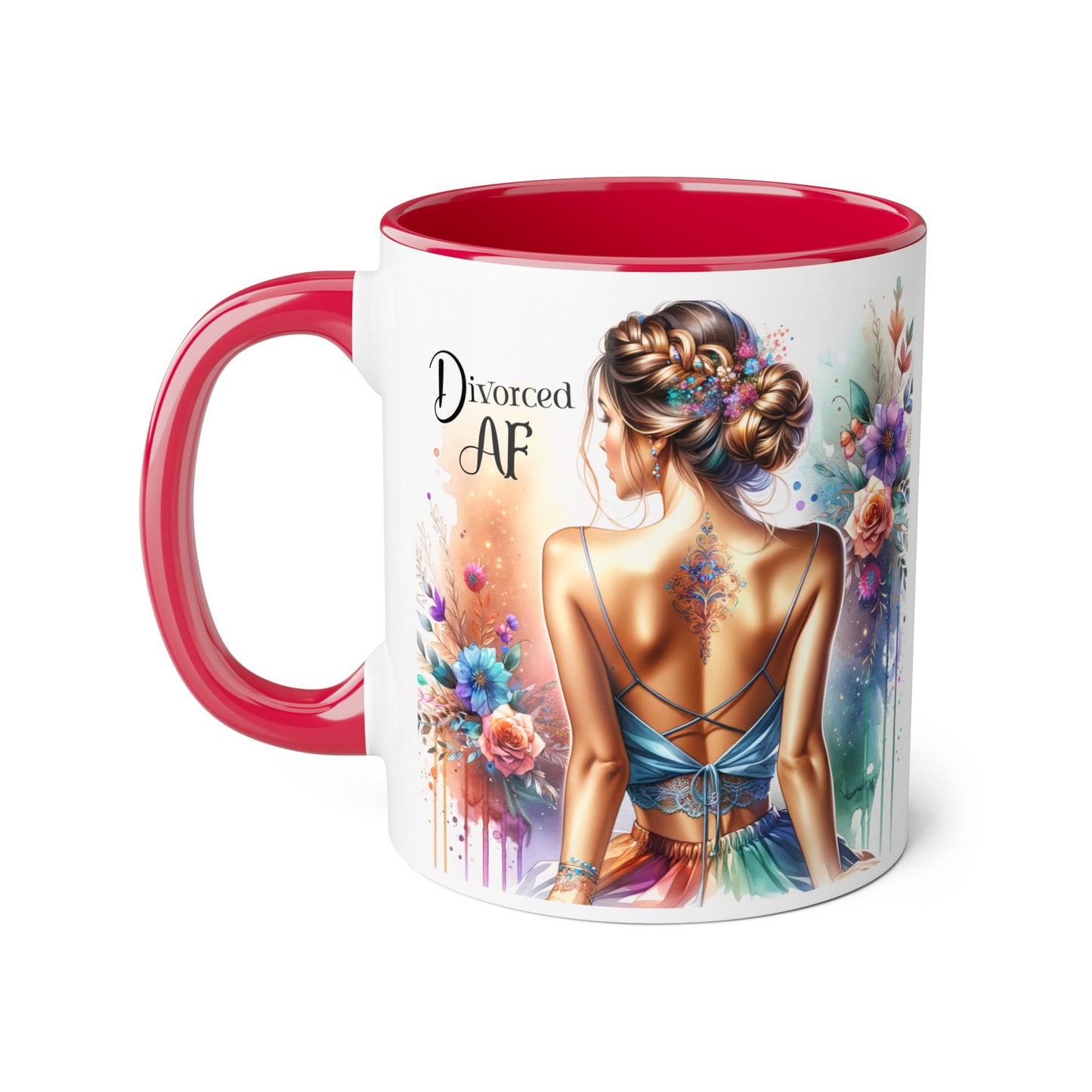 Divorced AF Accent Mug