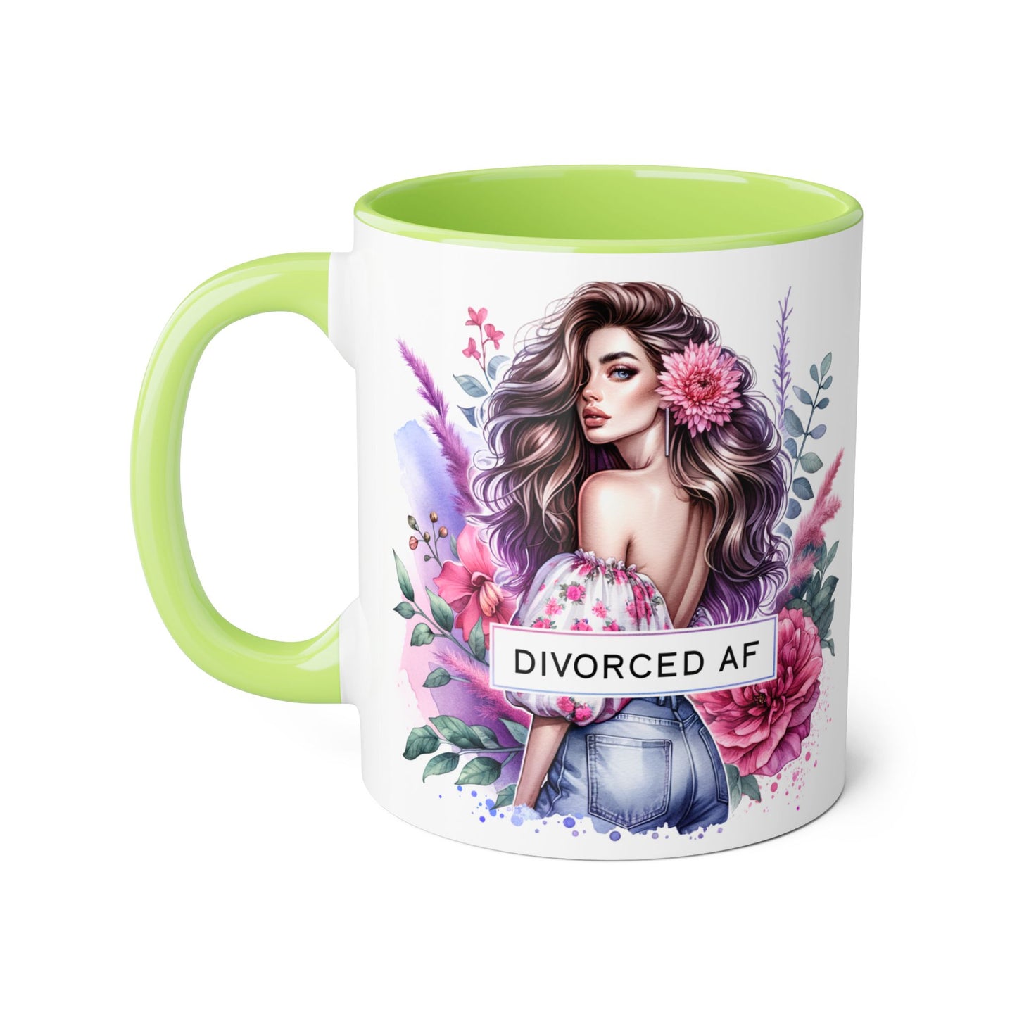 Mug - Divorced AF 11oz Accent Mug