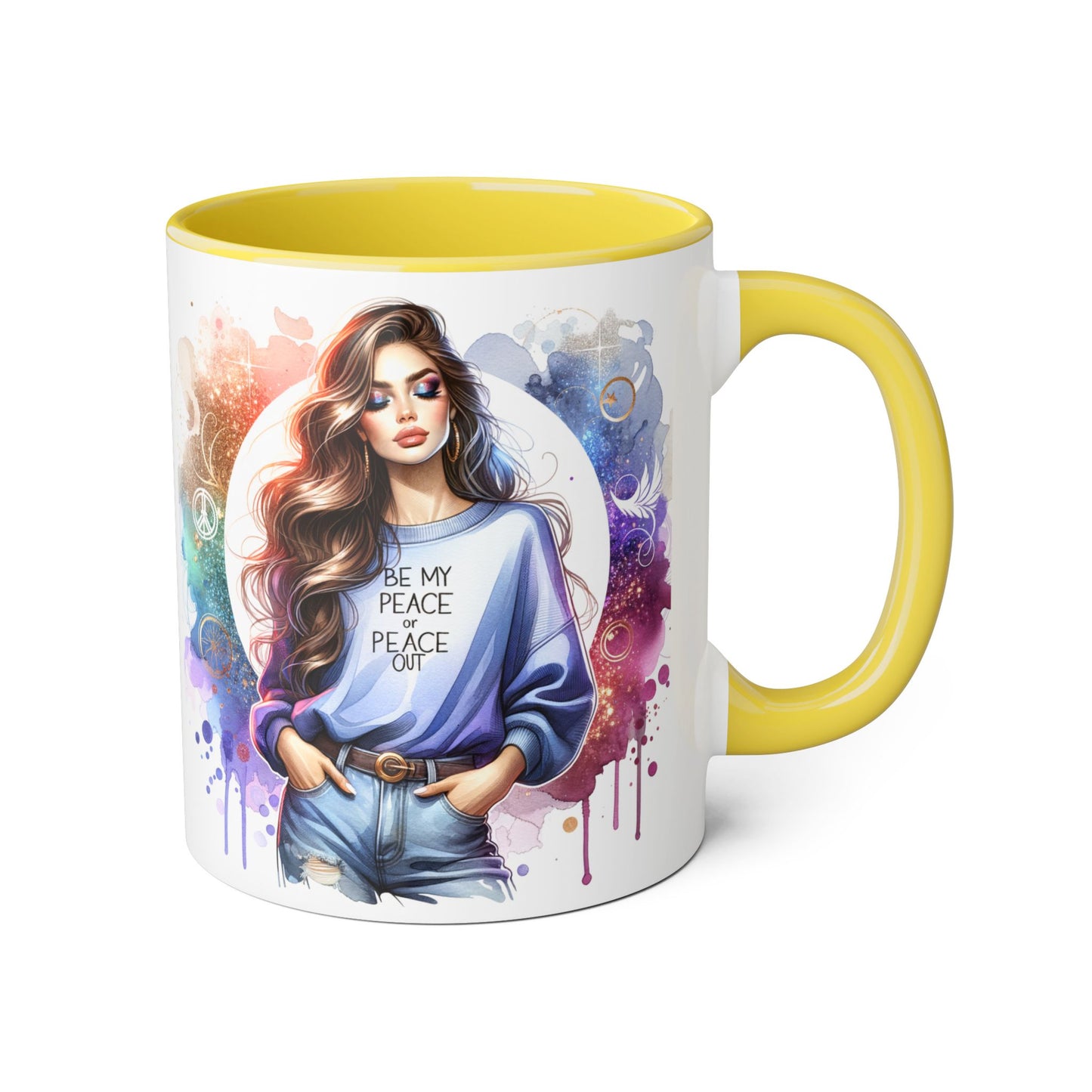 Accent Mug - Be My Peace or Peace Out 11oz