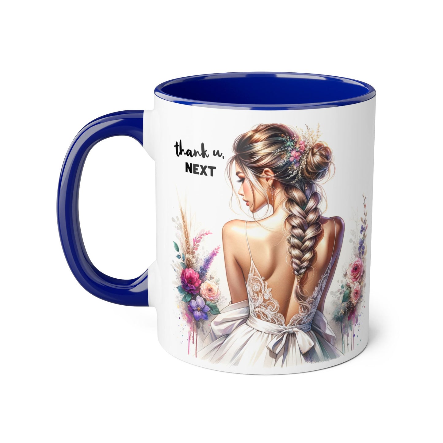 Thank U, Next Boho Floral Accent Mug