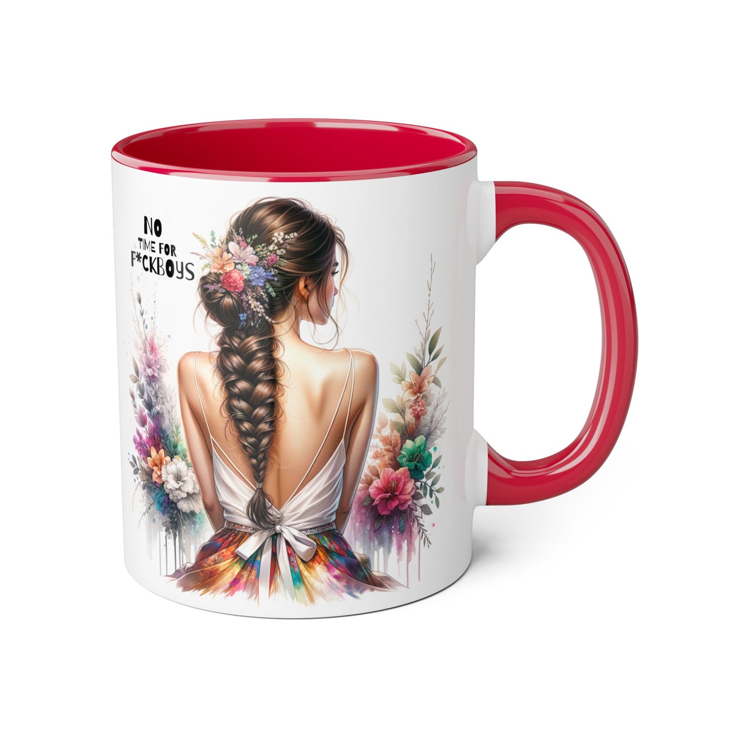Funny Accent Mug - No Time For F*boys 11oz