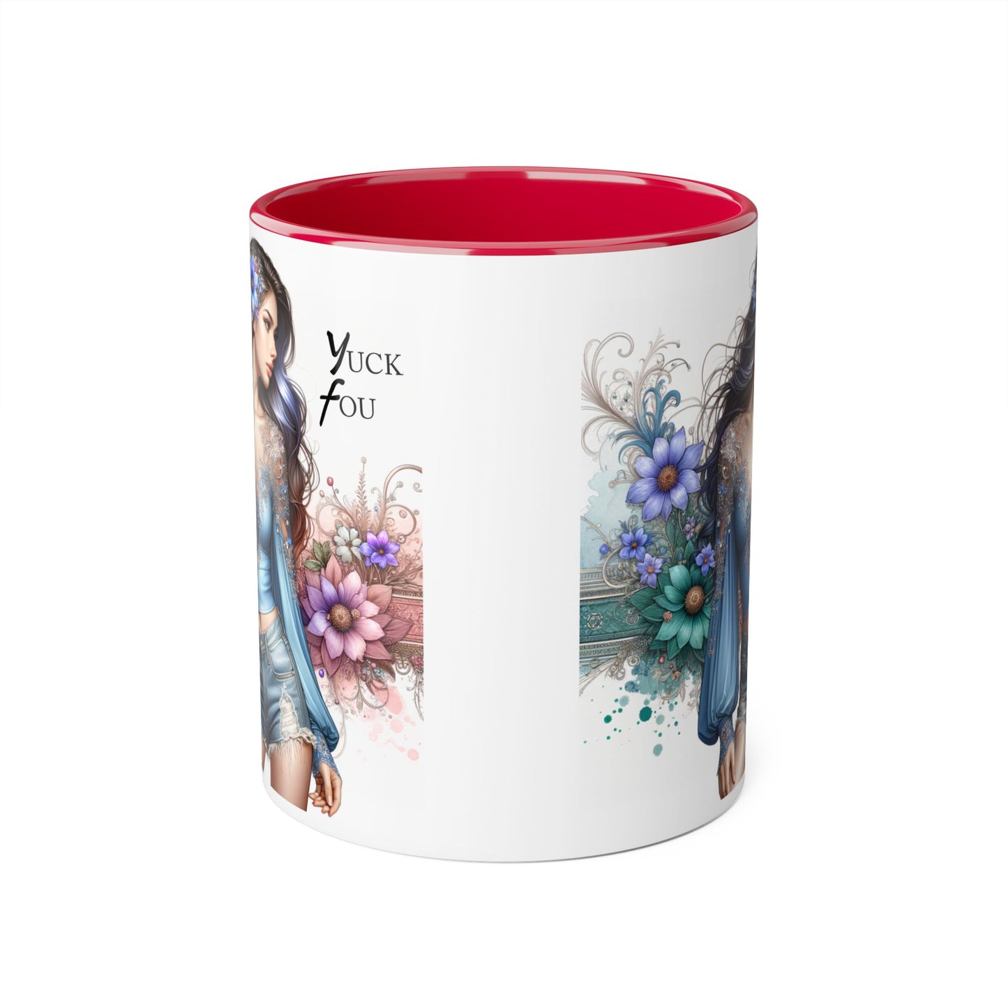 Artistic Accent Mug with ‘Yuck Fou’ Design for Trendy Sipping, Perfect Gift for Friends & Art Lovers, Ideal for Birthdays & Celebrations