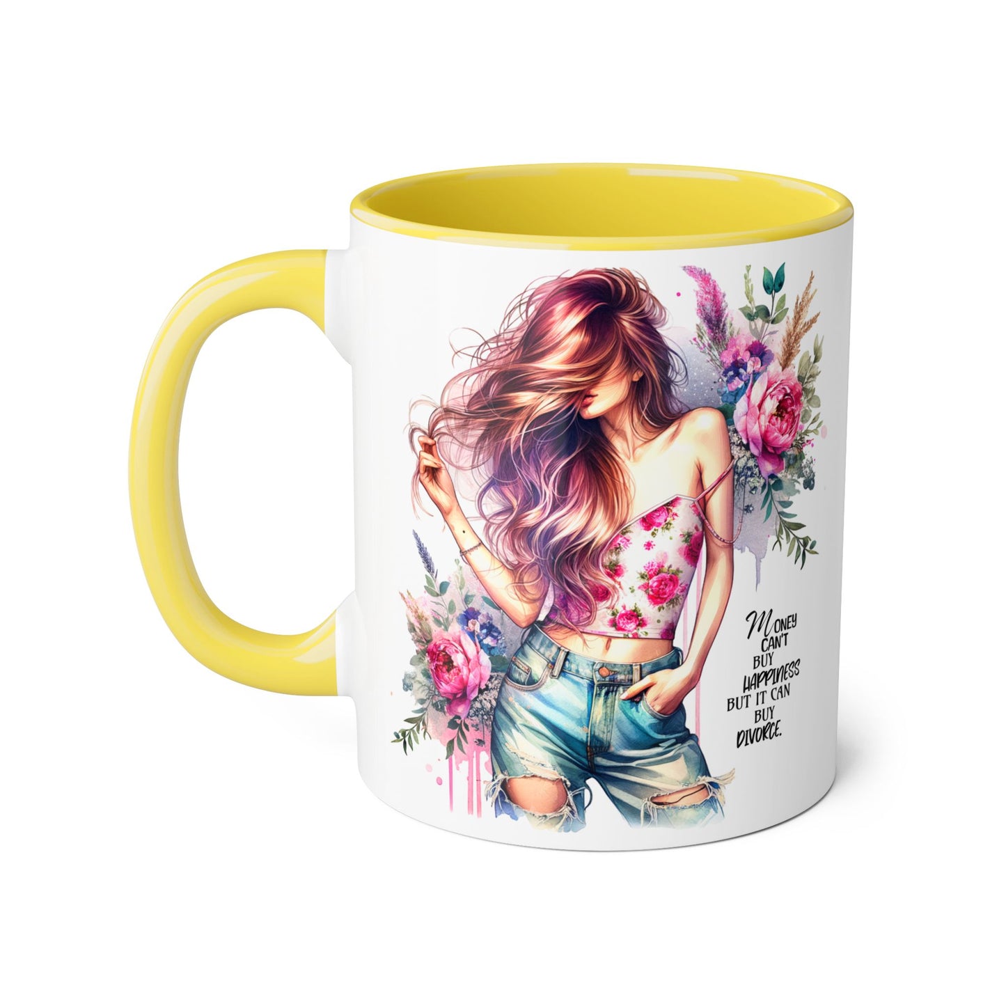 Mug - Money Can't Buy Happiness But It Can Buy Divorce Humoristic