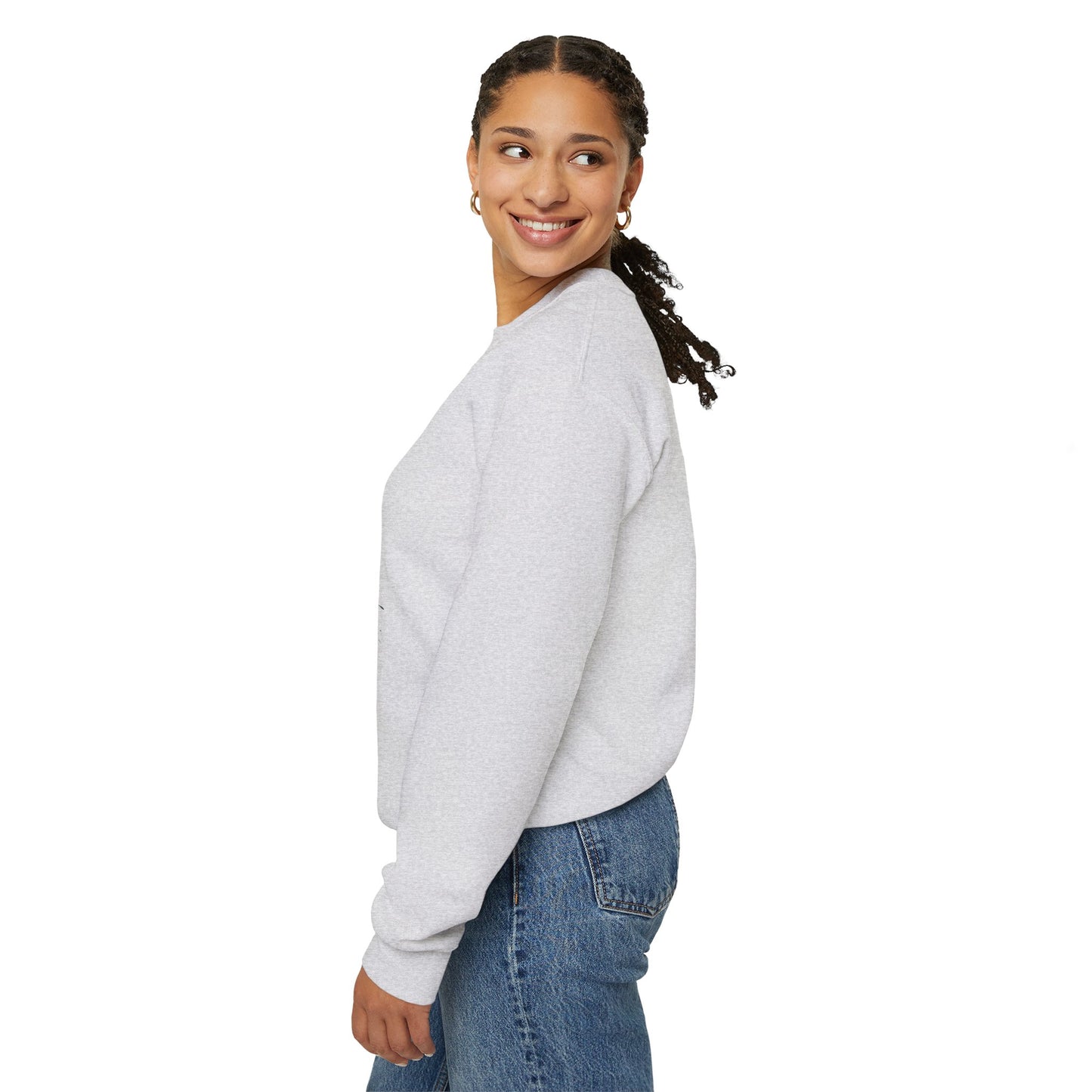 I'm Too Cute For My Ex Artistic Floral Crewneck Sweatshirt with Elegant Woman Design, Cozy Pullover, Gift for Her, Trendy Apparel, Perfect for Everyday Wear