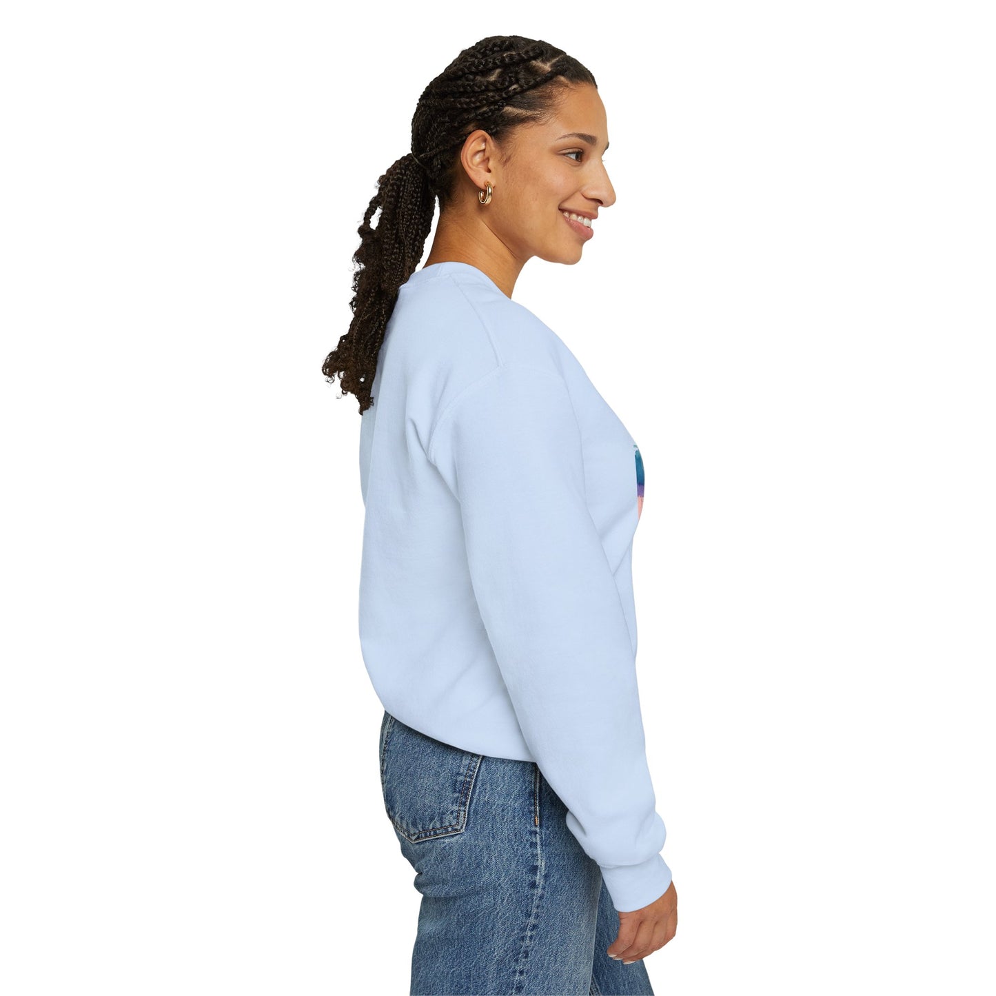Lost You And Found Me Artistic Unisex Sweatshirt for Comfort and Style - Cozy Apparel, Gift for Her, Trendy Fashion, Relaxed Fit, Casual Wear