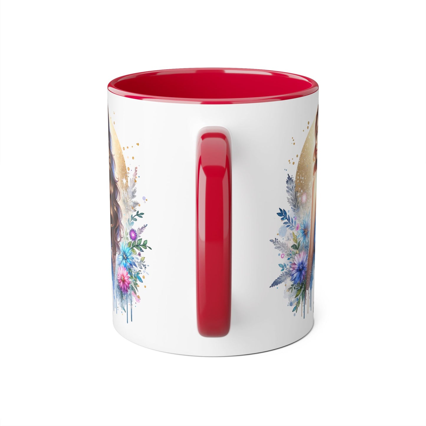 Yuck Fou Floral Accent Mug Collection - Inspirational Coffee Cup for Women, Unique Gift for Friends, Home Decor, Birthday Present, Self-Care Tea Mug