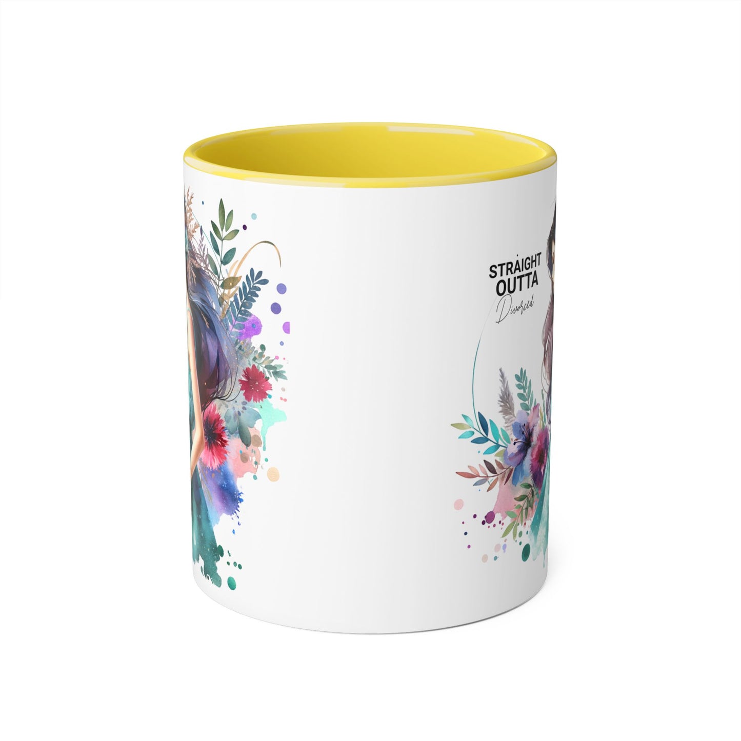 Artistic Accent Mug | Straight Outta Wonderland Coffee Cup for Dreamers | Unique Gift for Birthdays, Holidays, Fairytale Lovers