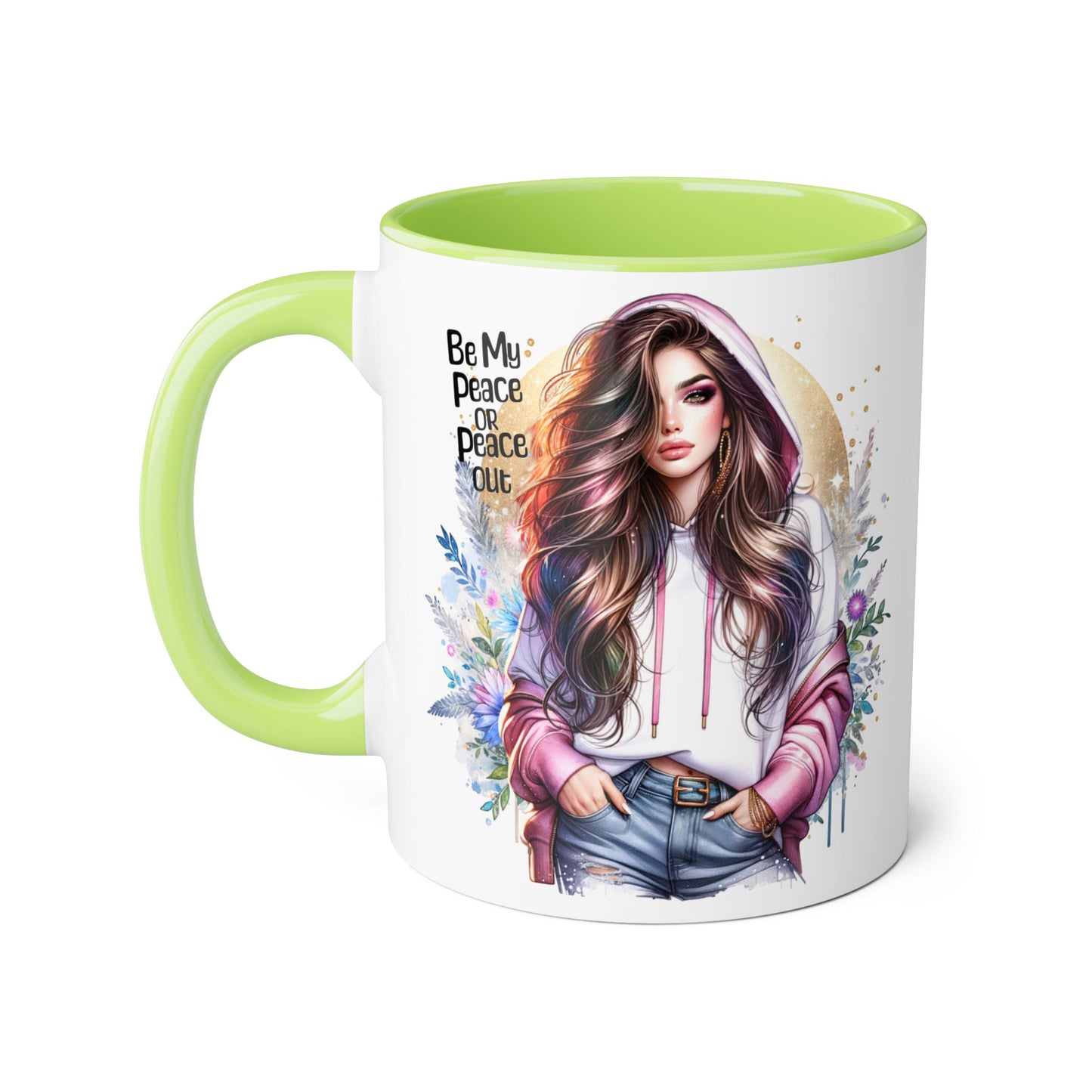 Mug - Be My Peace or Peace Out Accent Mug