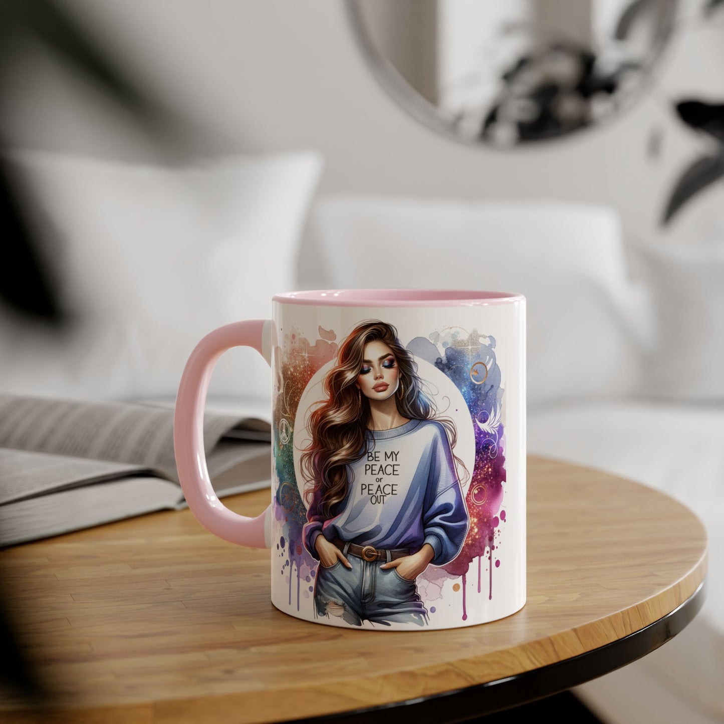 Accent Mug - Be My Peace or Peace Out 11oz