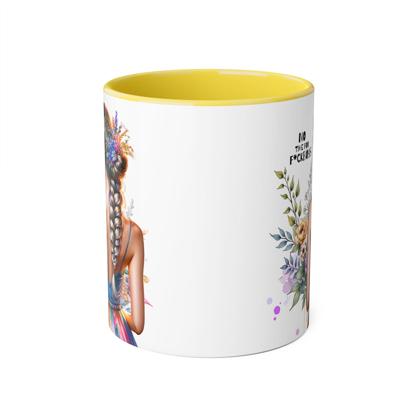 Funny Accent Mug - No Time For F*boys 11oz