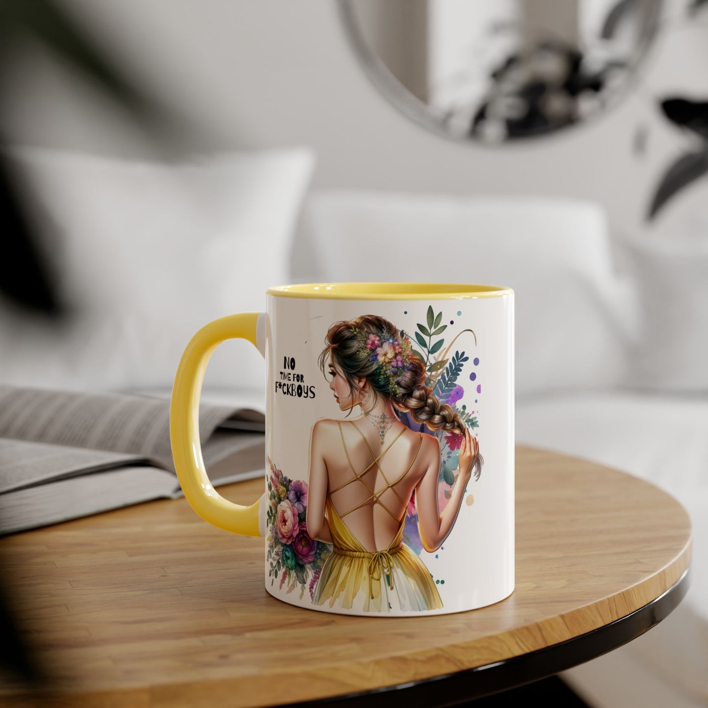 Funny Accent Mug - No Time For F*boys 11oz