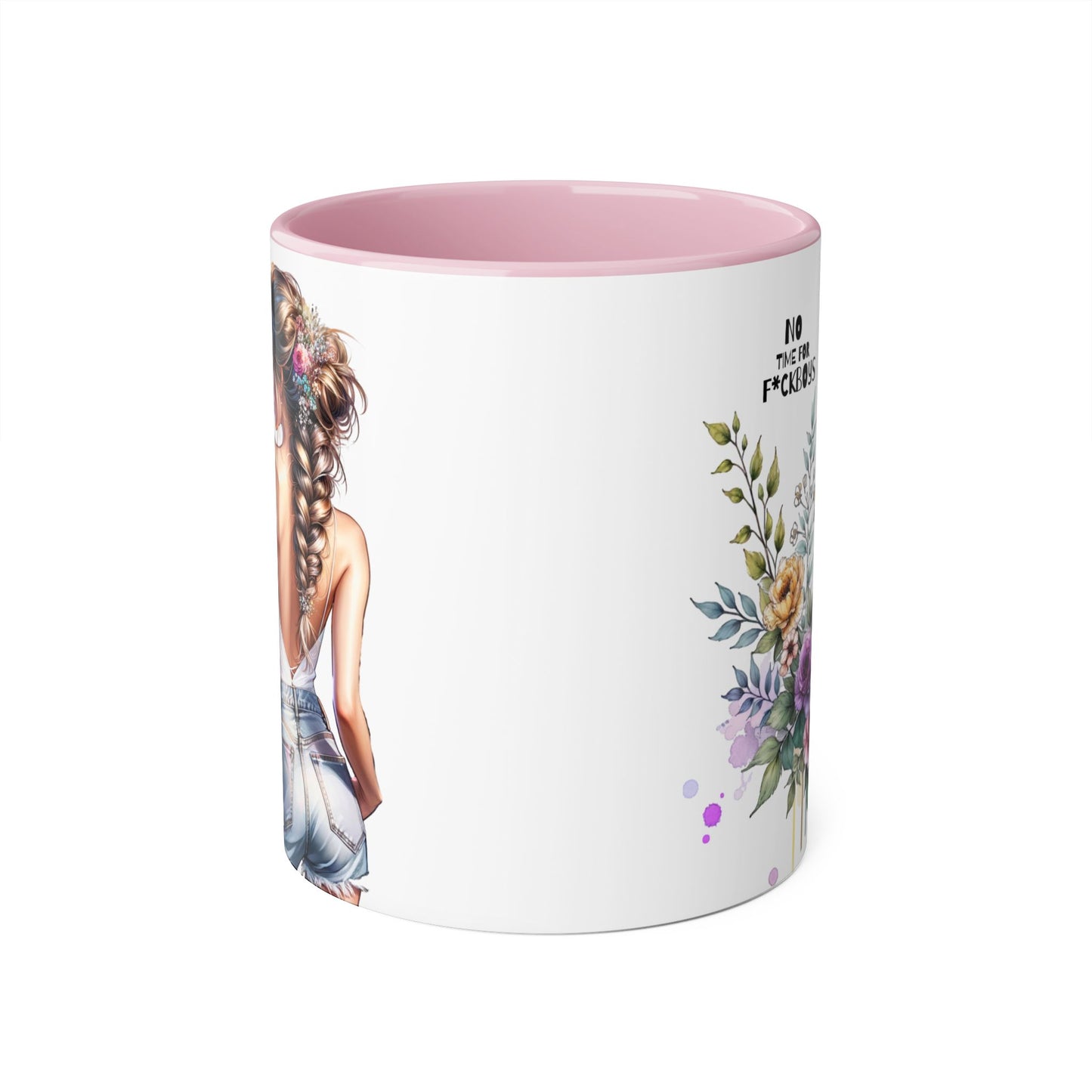 Funny Accent Mug - No Time For F*boys 11oz
