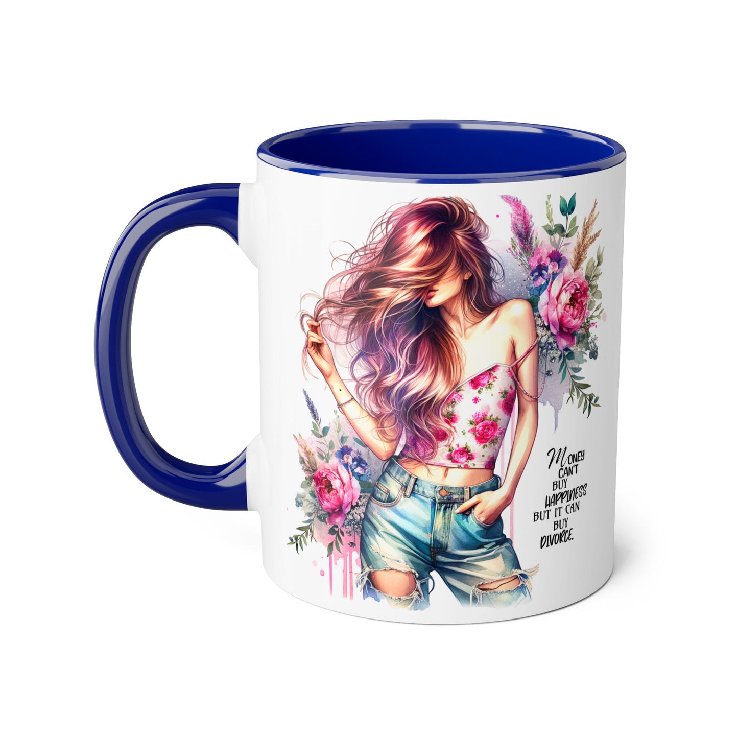 Mug - Money Can't Buy Happiness But It Can Buy Divorce Humoristic