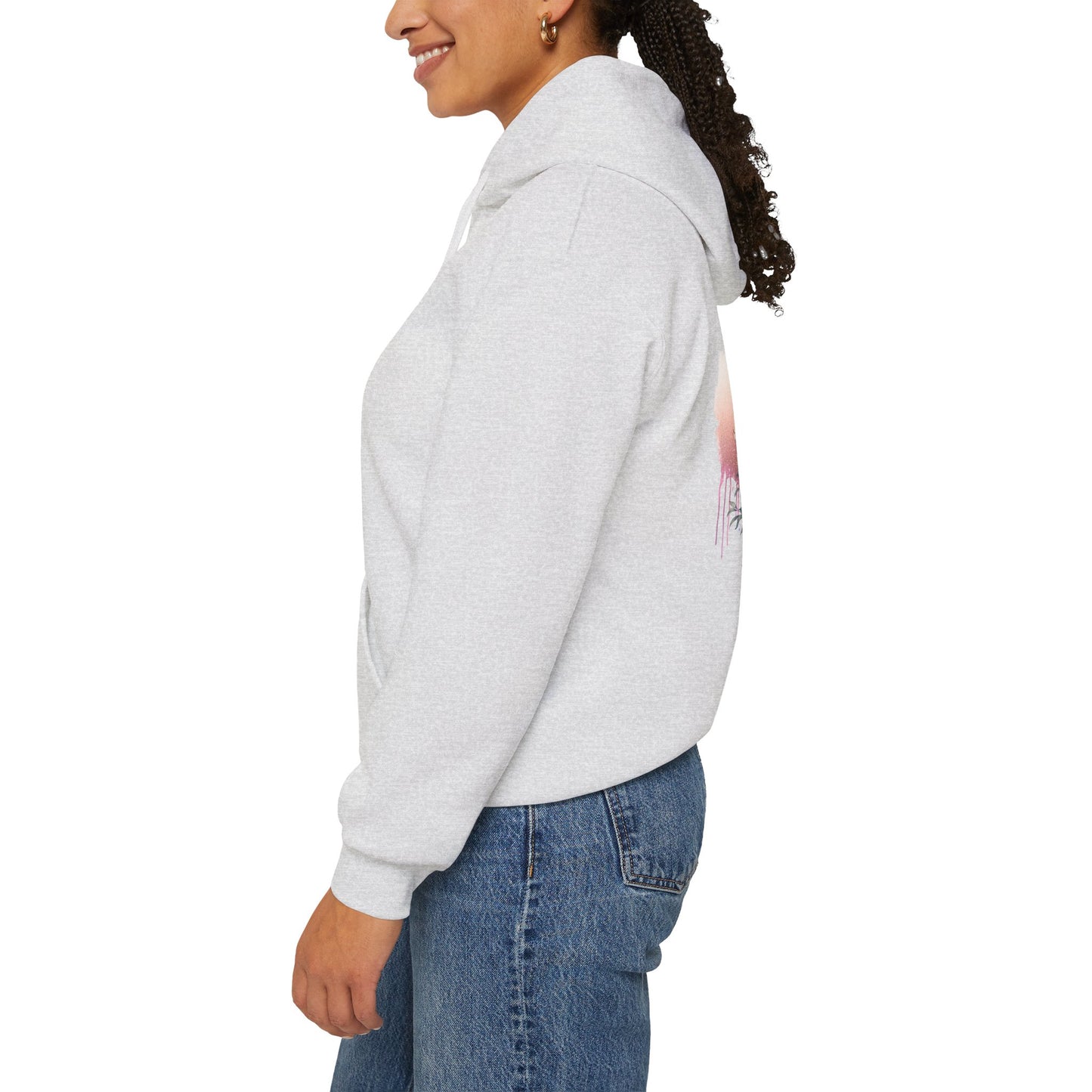 1-800-Boys-Lie Beautiful Floral Mermaid Hoodie - Unisex Heavy Blend™, Perfect for Cozy Days, Gifts, Beach Lovers, Everyday Wear