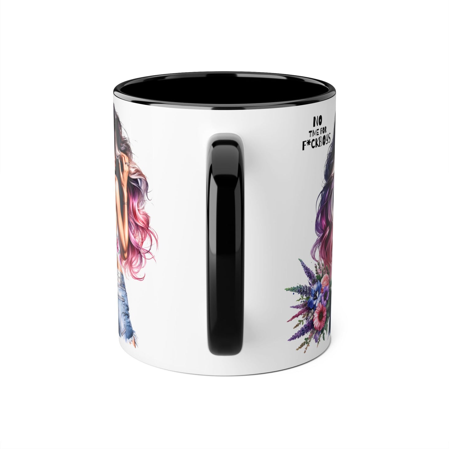 Funny Accent Mug - No Time For F*boys 11oz