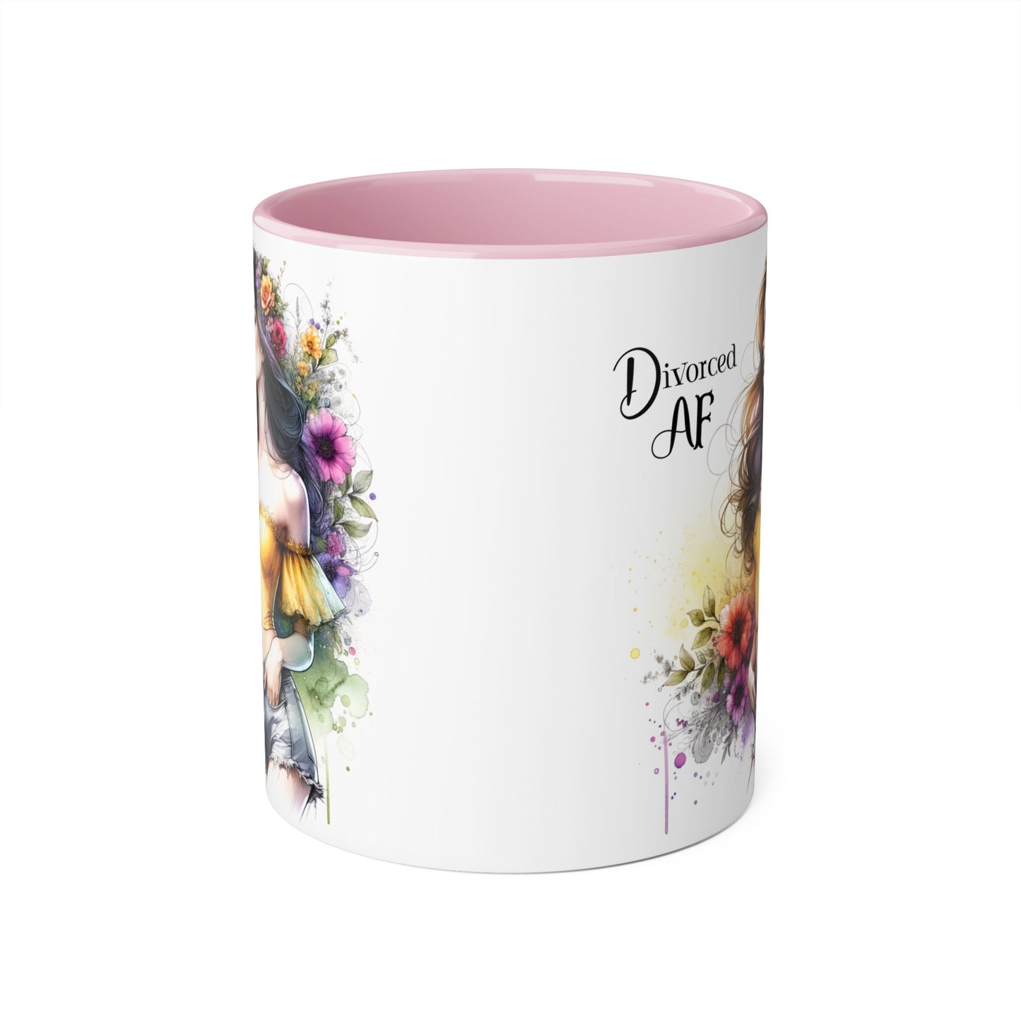 Mug - Divorced AF 11oz Accent Mug