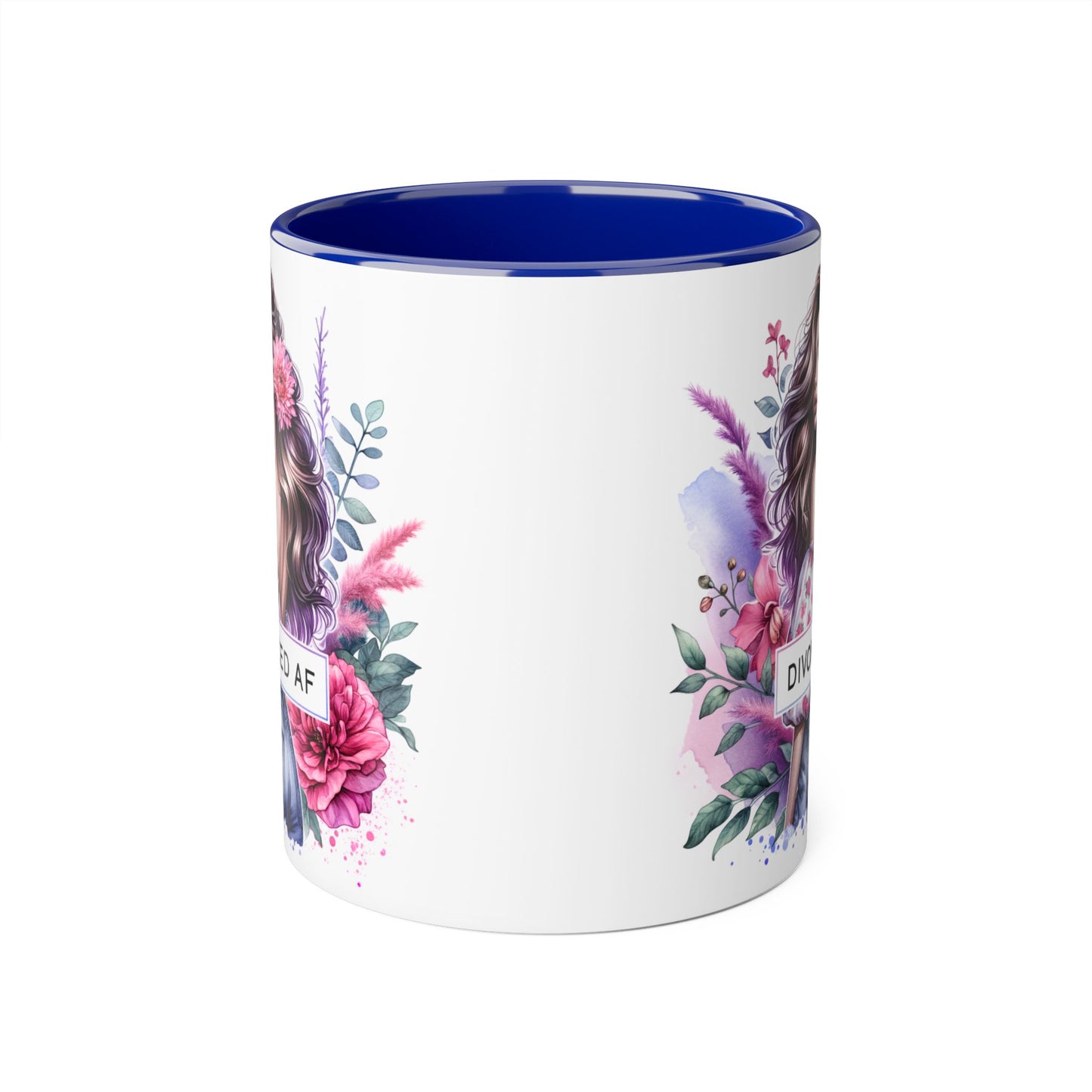 Mug - Divorced AF 11oz Accent Mug