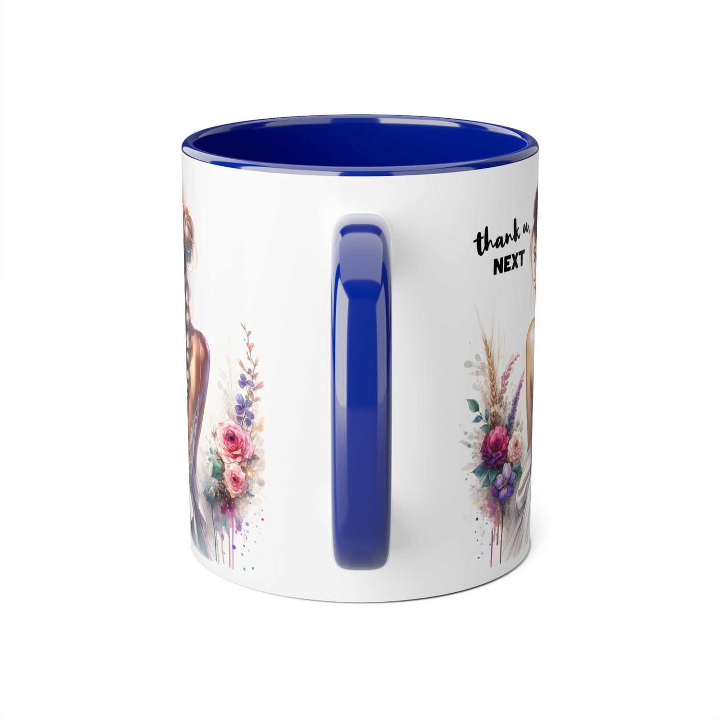 Thank U, Next Boho Floral Accent Mug